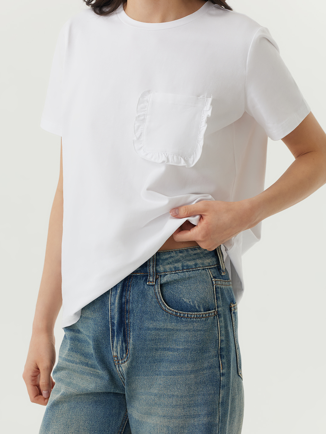 Футболка белый для женщин 48274-4 67