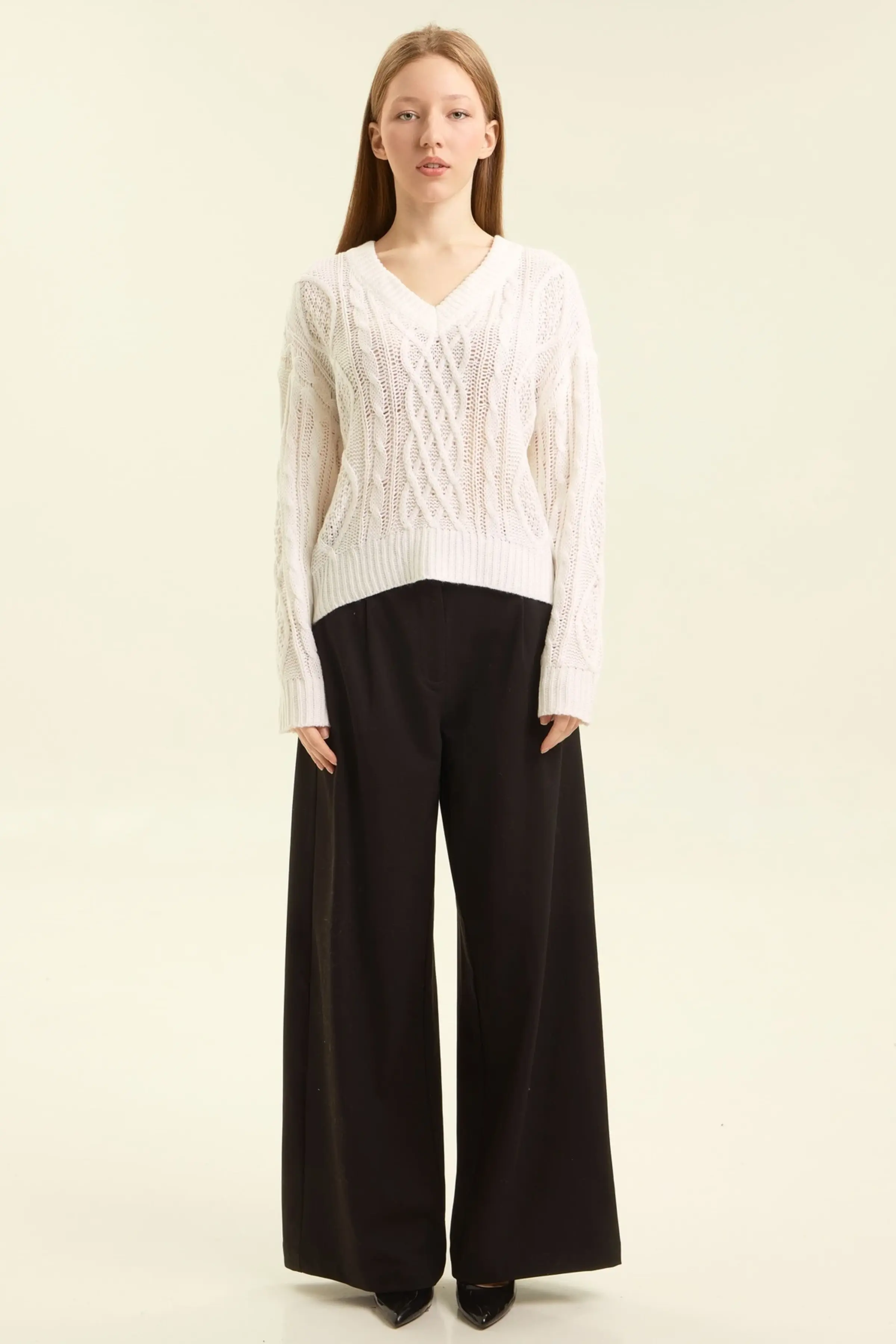 Свитер белый для женщин 47304-4 65