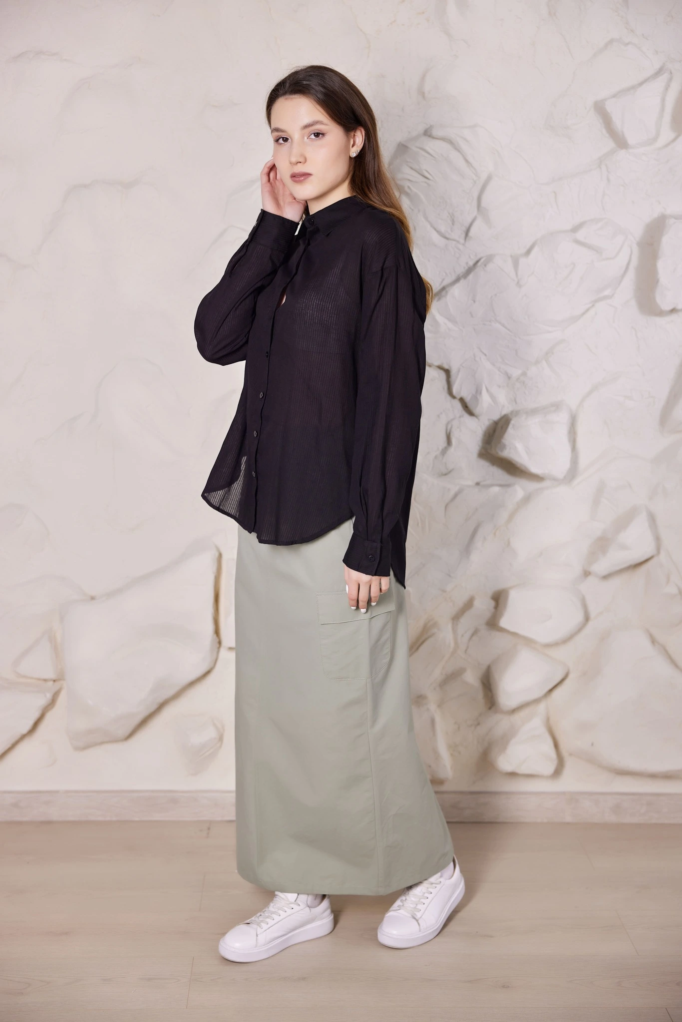 Рубашка черный для женщин 40261-1 66