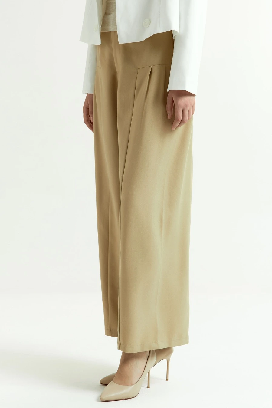 Брюки бежевый для женщин 44291-15 71