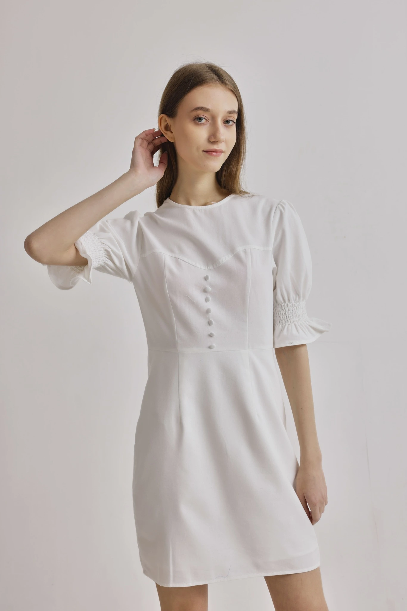 Платье белый для женщин 41116-4 54