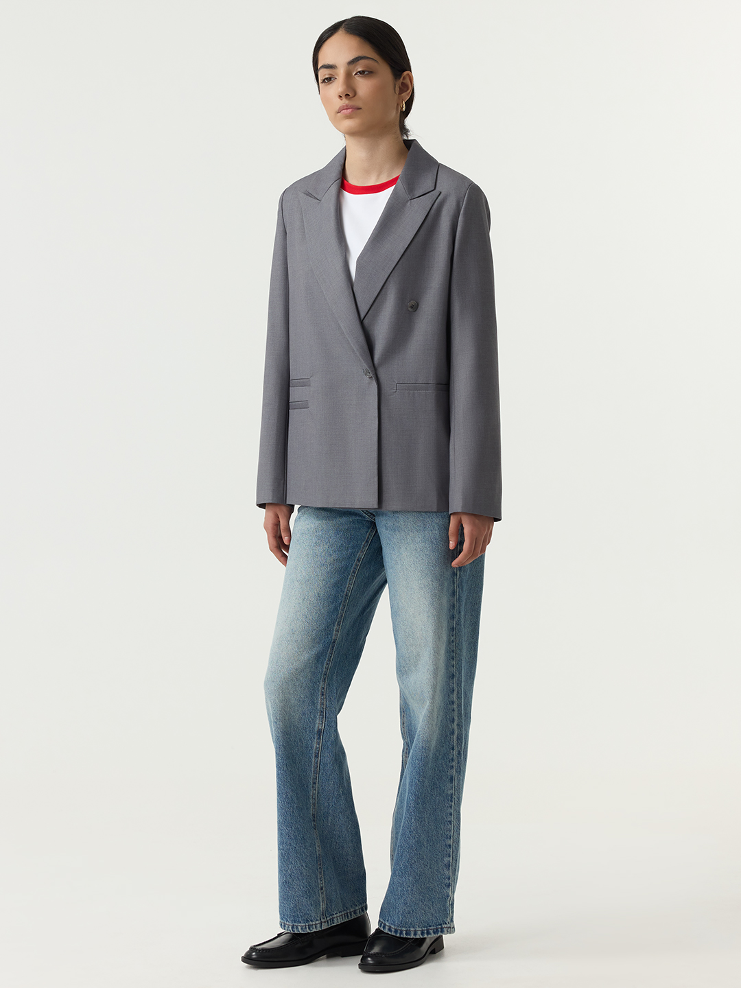 Жакет светло-серый для женщин 48163-9 64