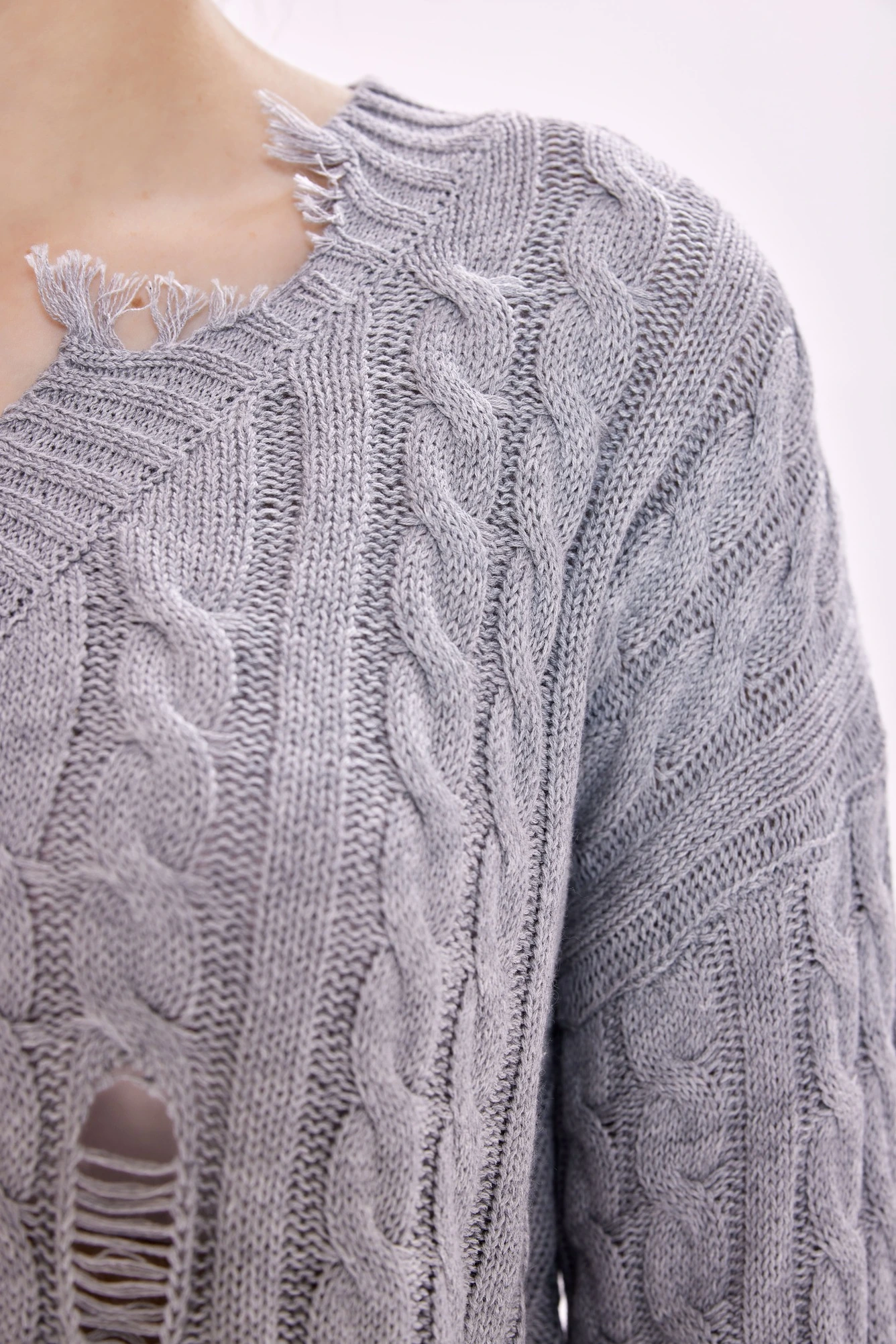 Свитер серый для женщин 39241-61 65