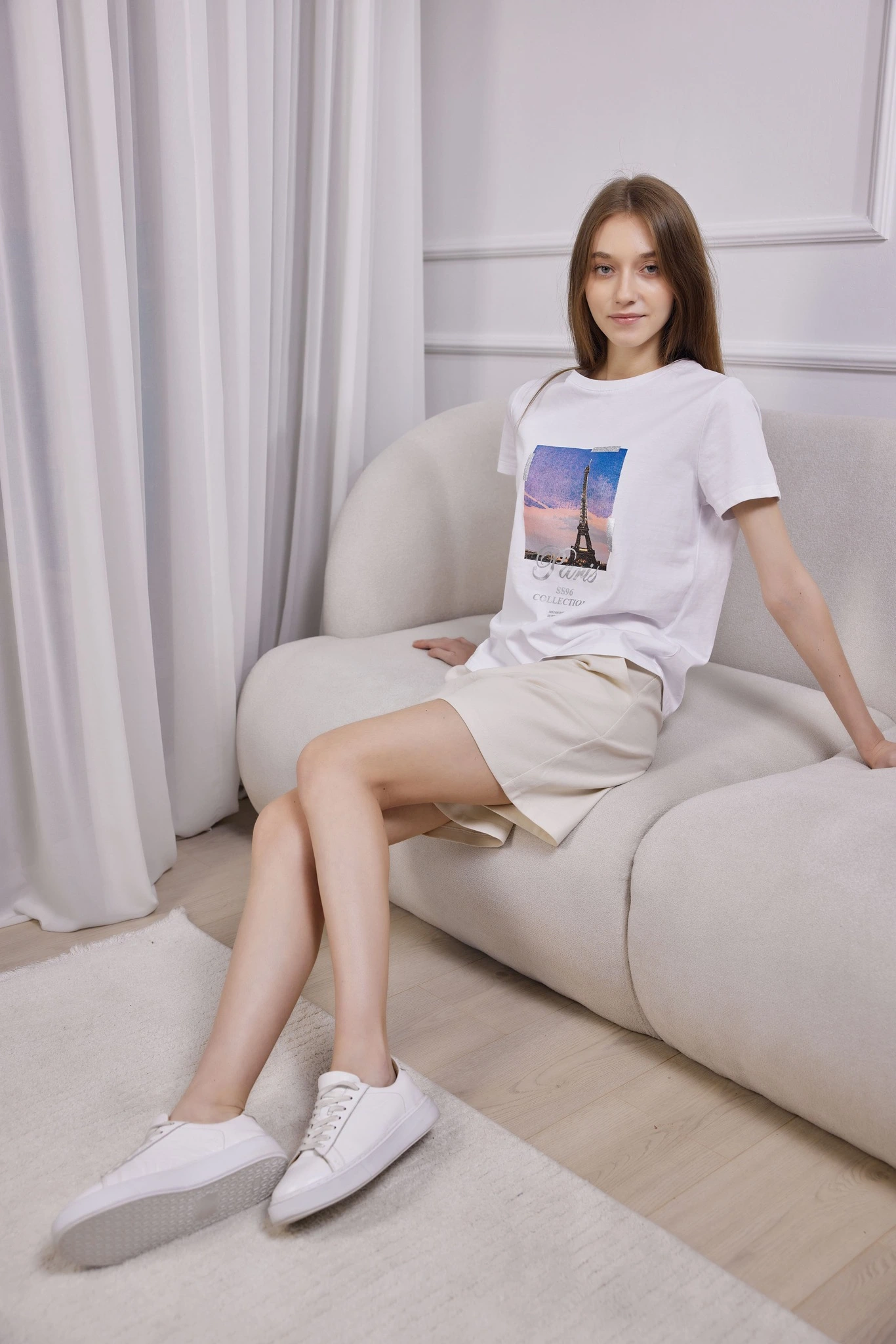 Футболка белый для женщин 41114-4 67