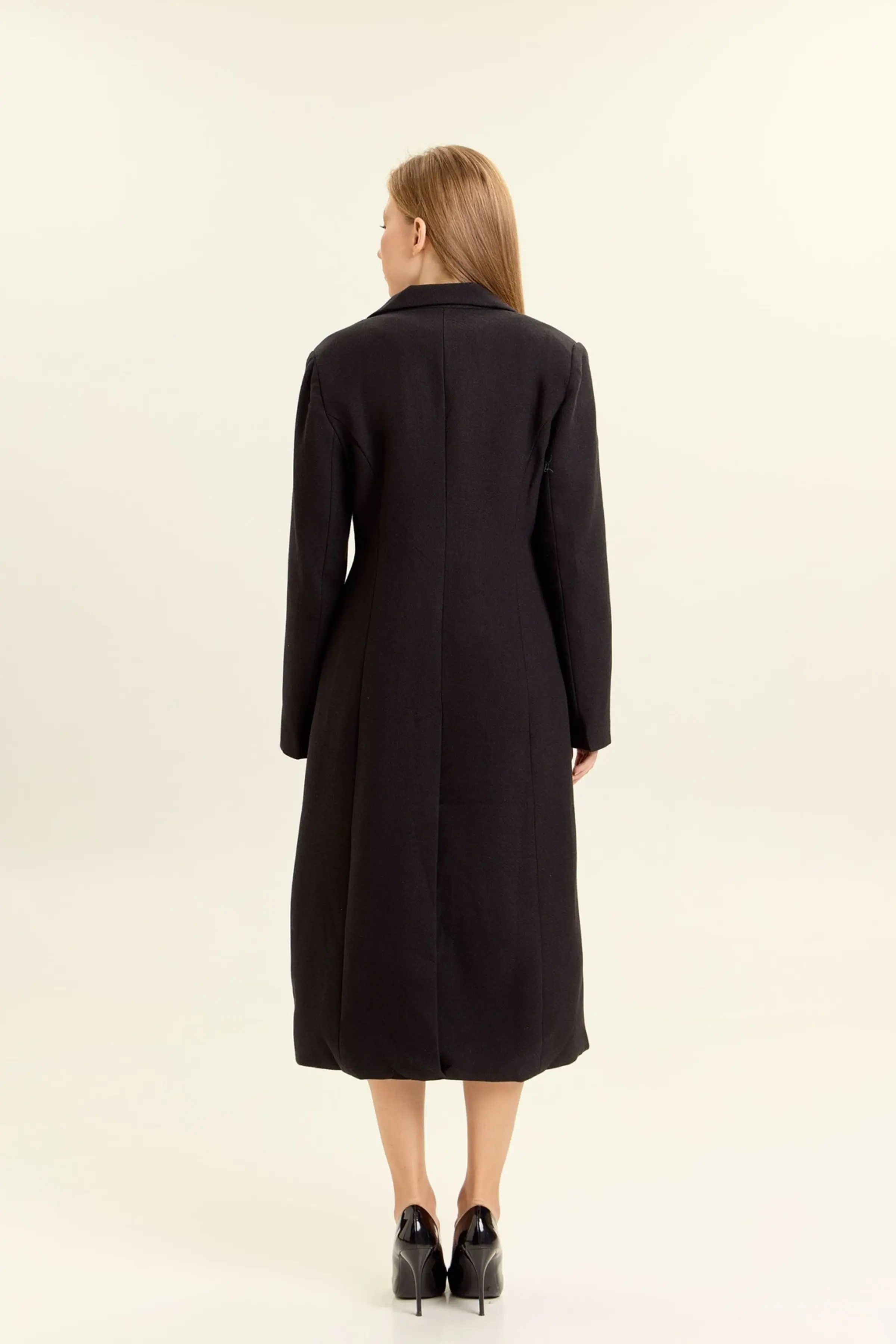 Пальто черный для женщин 47106-1 53