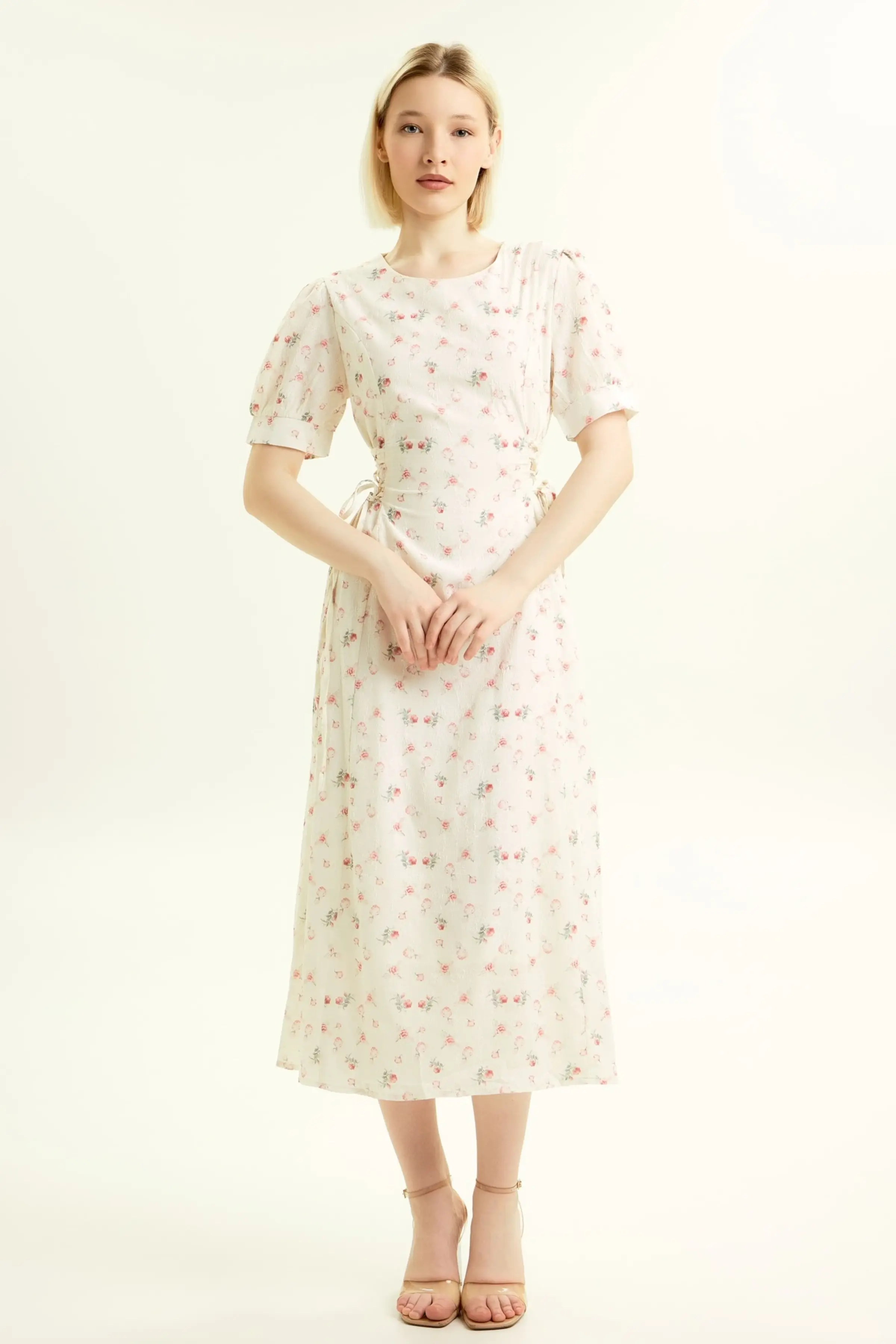 Платье розовый цветочек для женщин 45275-219 54