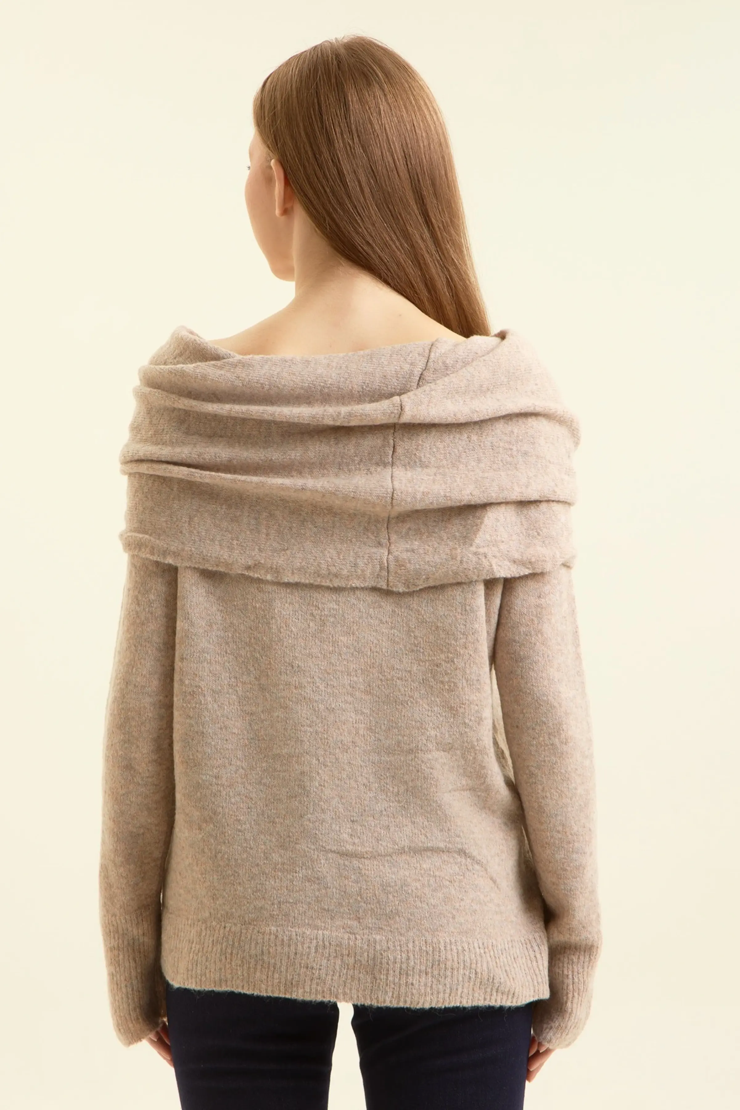 Свитер коричневый для женщин 47200-13 65