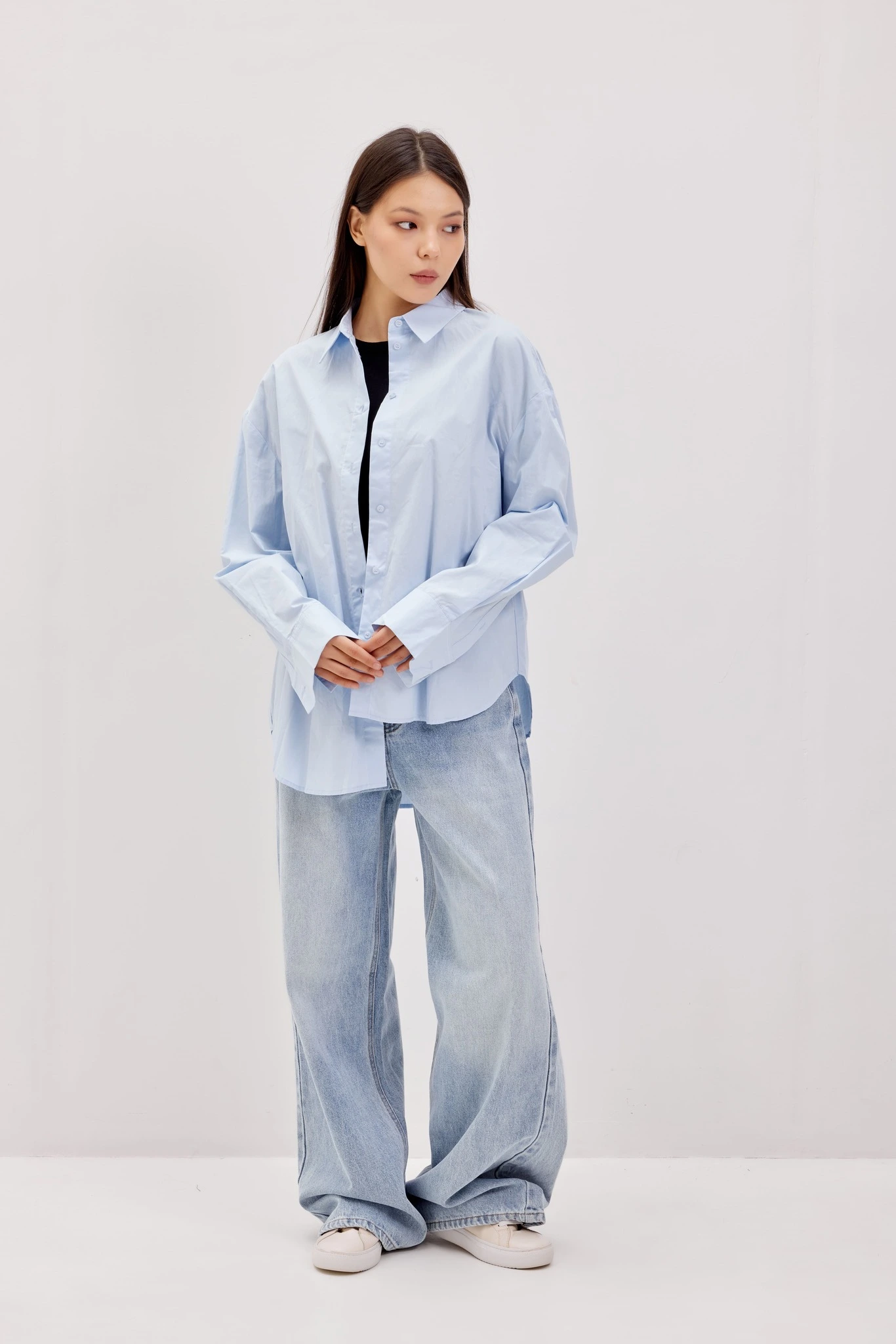 Рубашка синий для женщин 42184-65 66