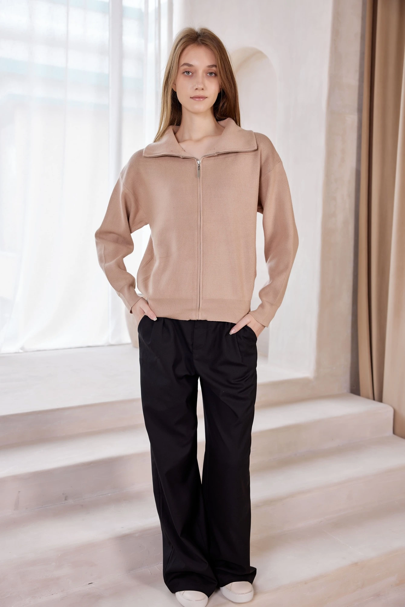 Брюки черный для женщин 41241-1 71