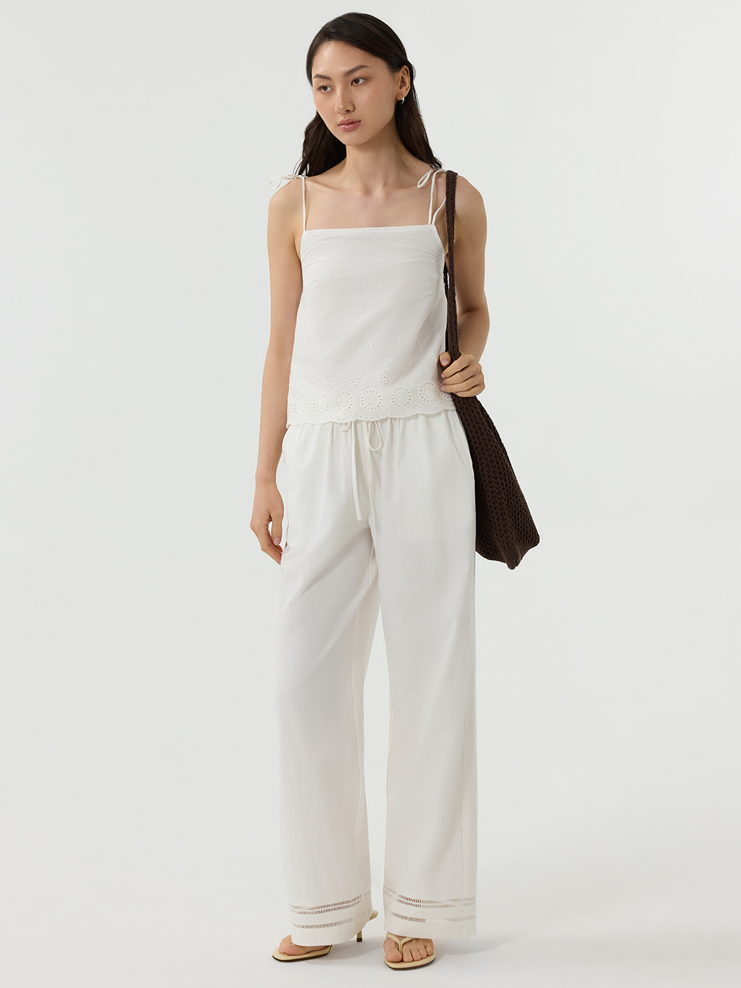 Брюки белый для женщин 49126-4 71