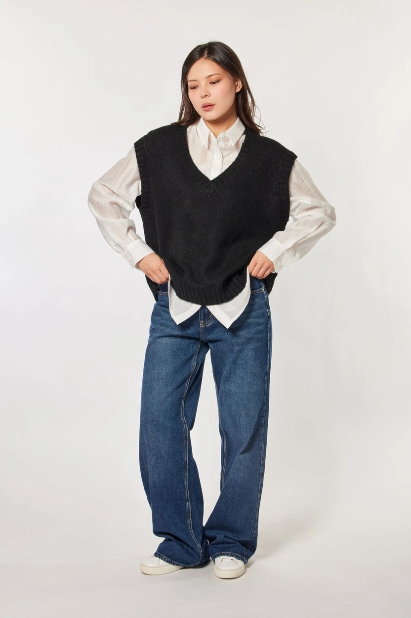 Жилетка черный для женщин 44200-1 68