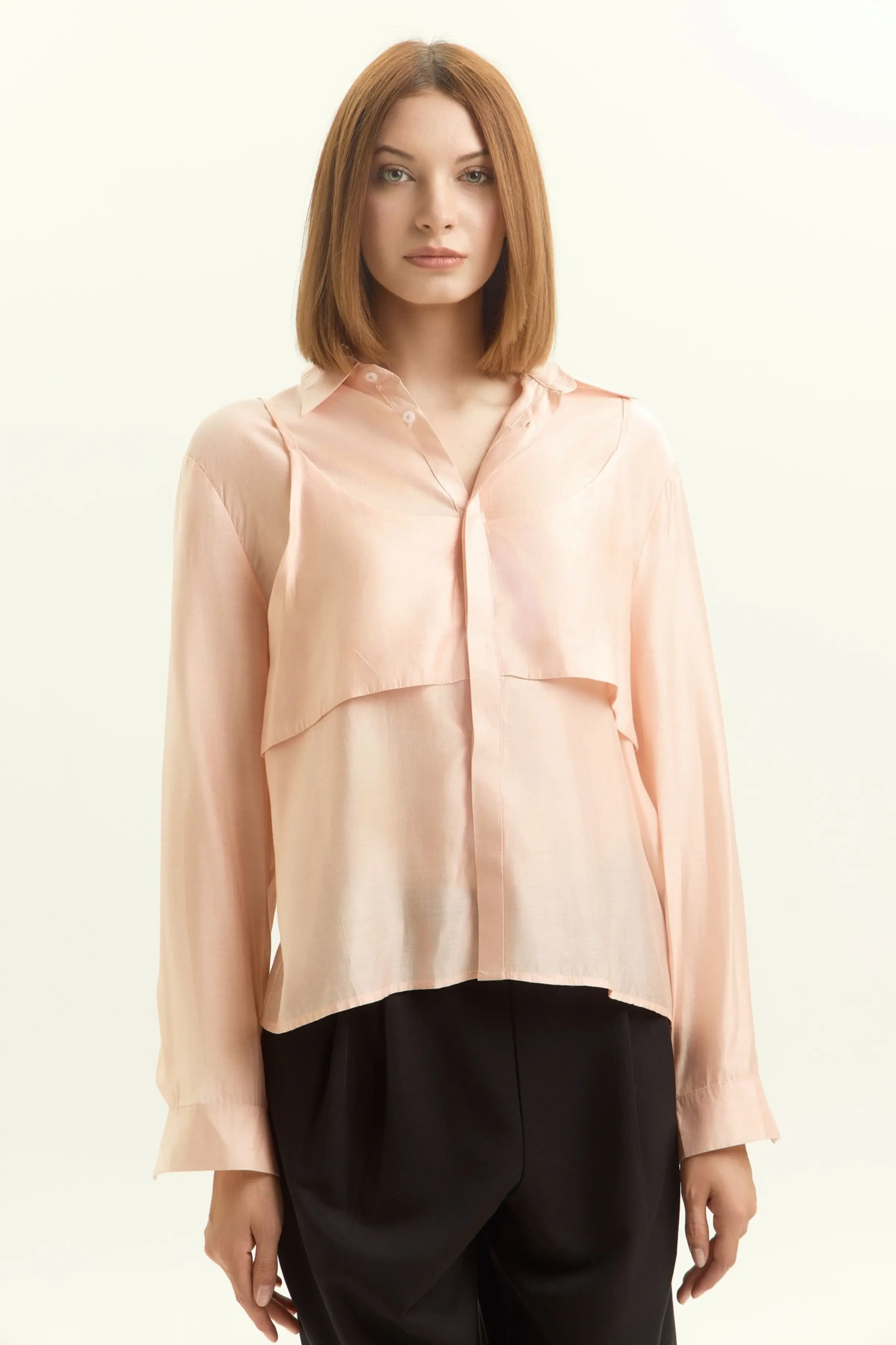 Рубашка розовый для женщин 45181-17 66