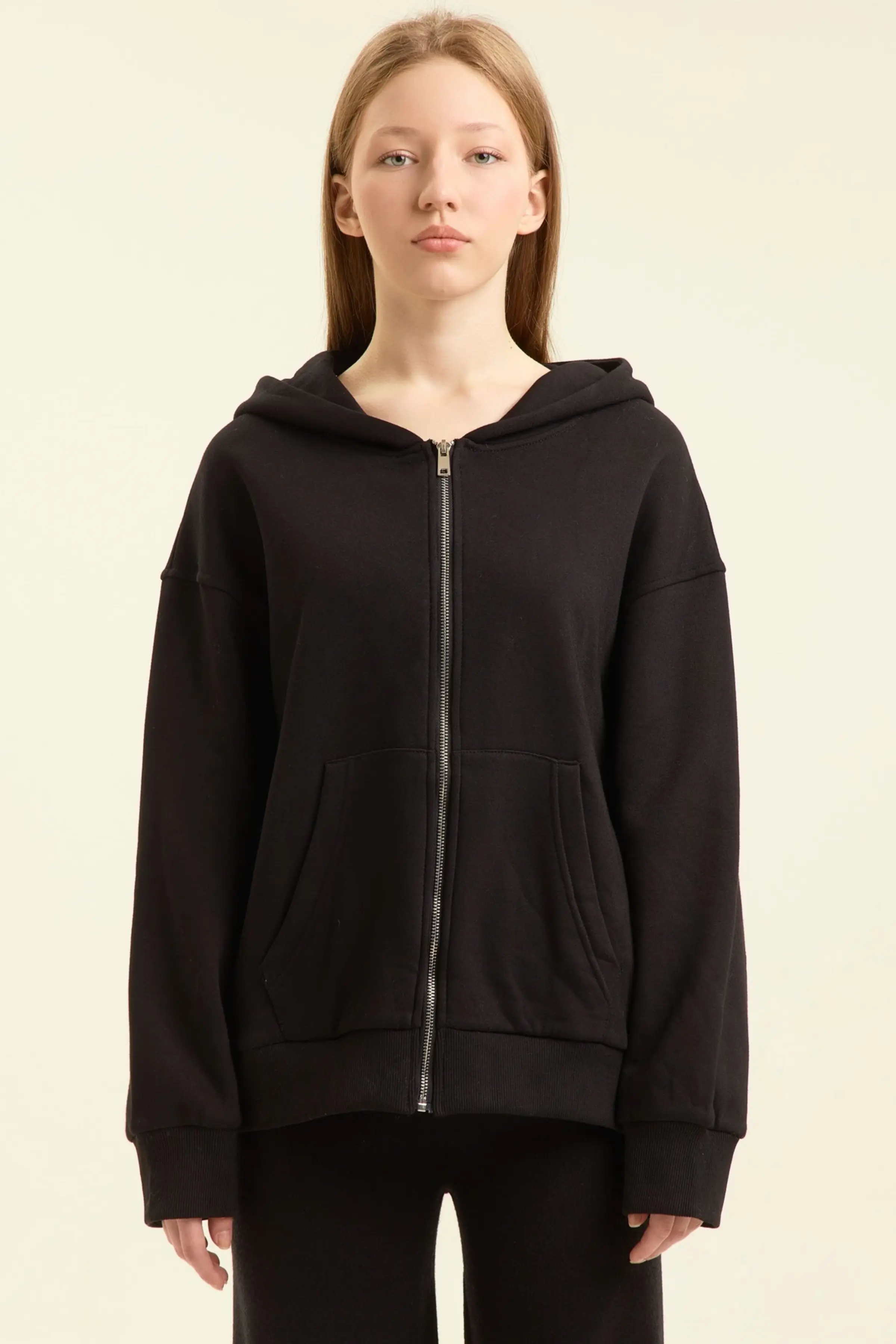 Худи черный для женщин 47244-1 62