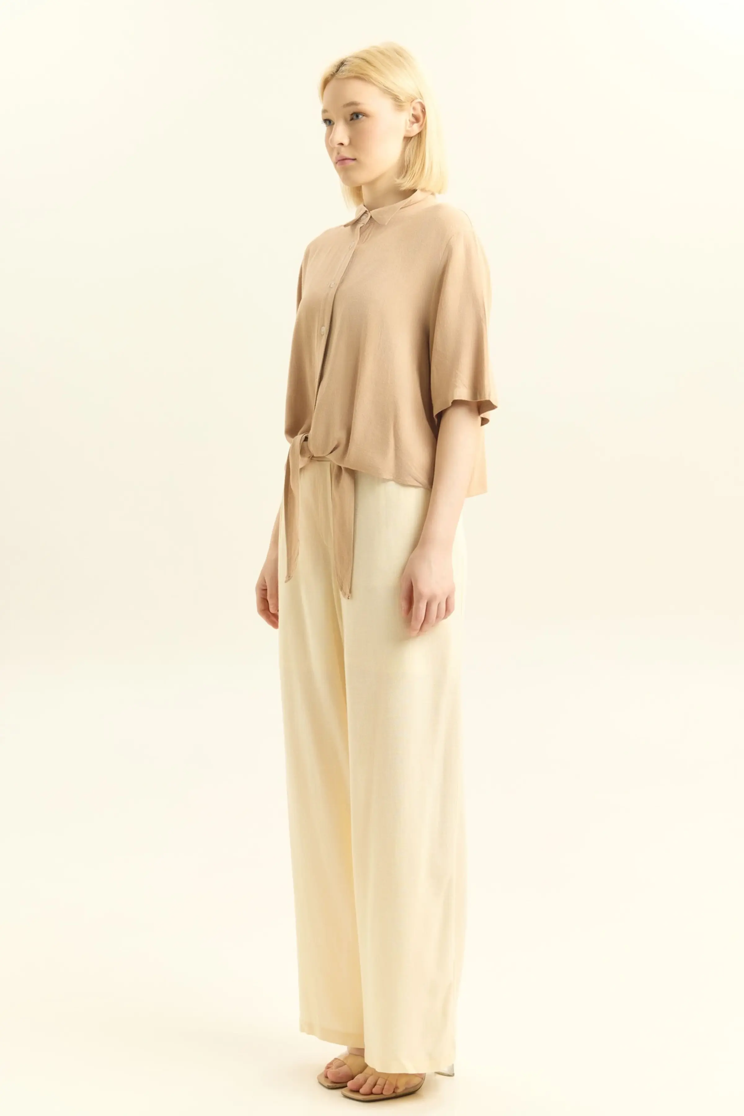 Блузка бежевый для женщин 45152-15 28