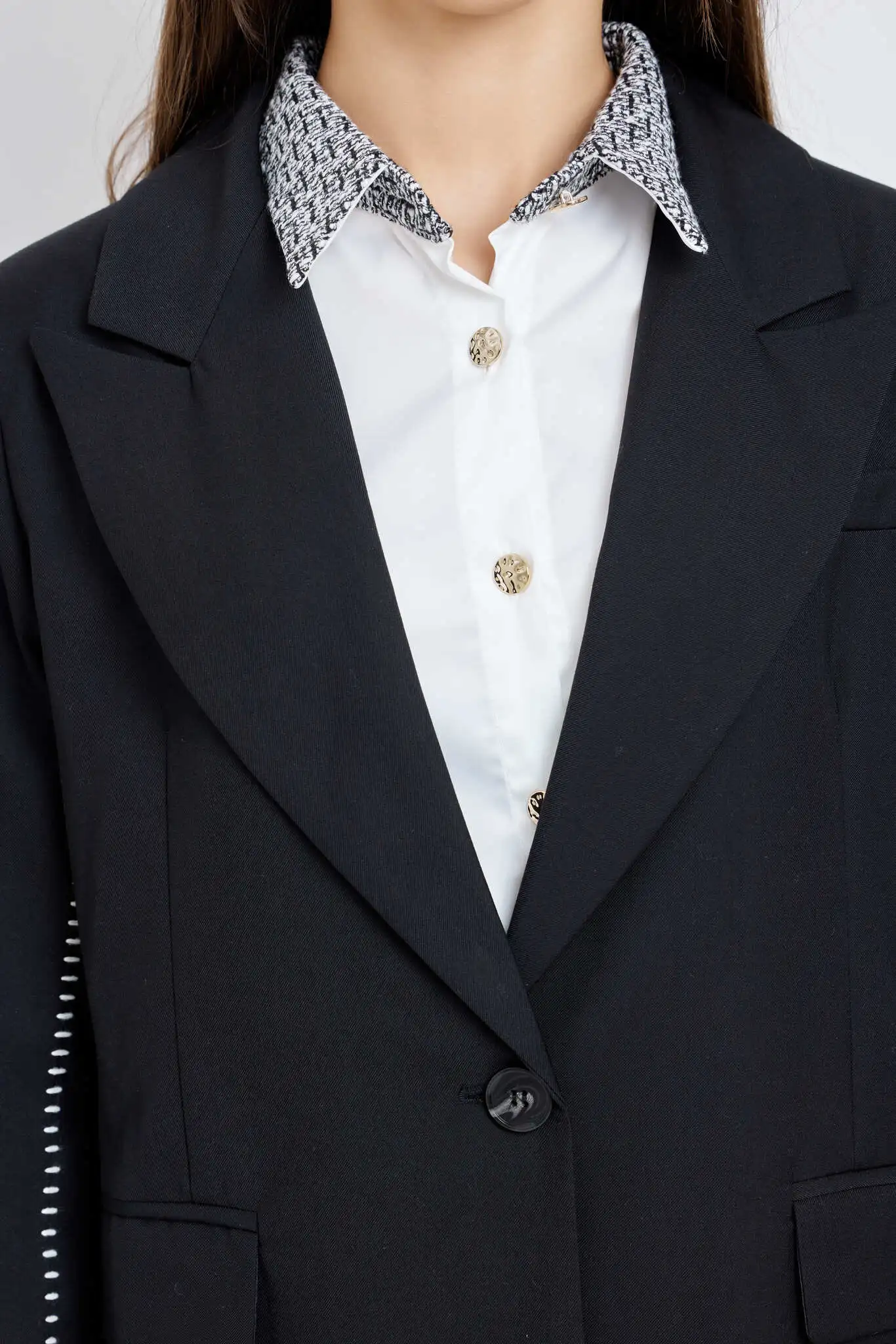 Жакет черный для женщин 42220-1 64