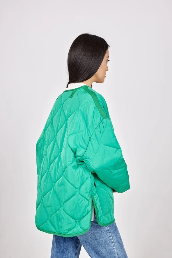 Демисезонная куртка зеленый для женщин 352/453/34228-34 69