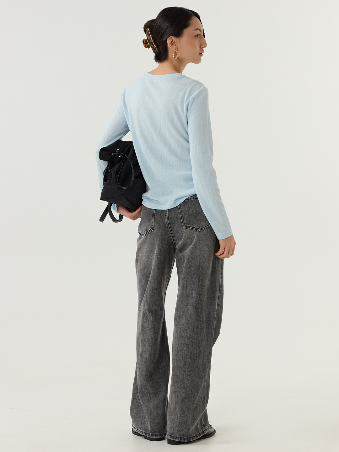 Лонгслив голубой для женщин 48266-10 59