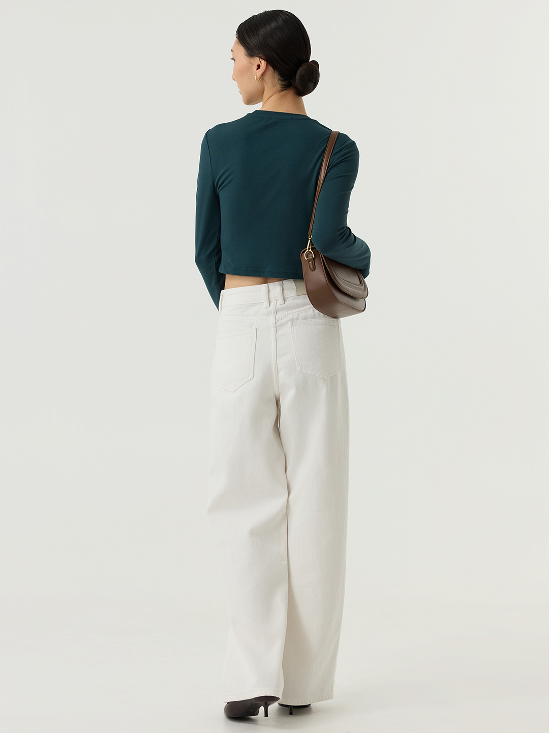 Лонгслив бирюзовый для женщин 48267-26 59