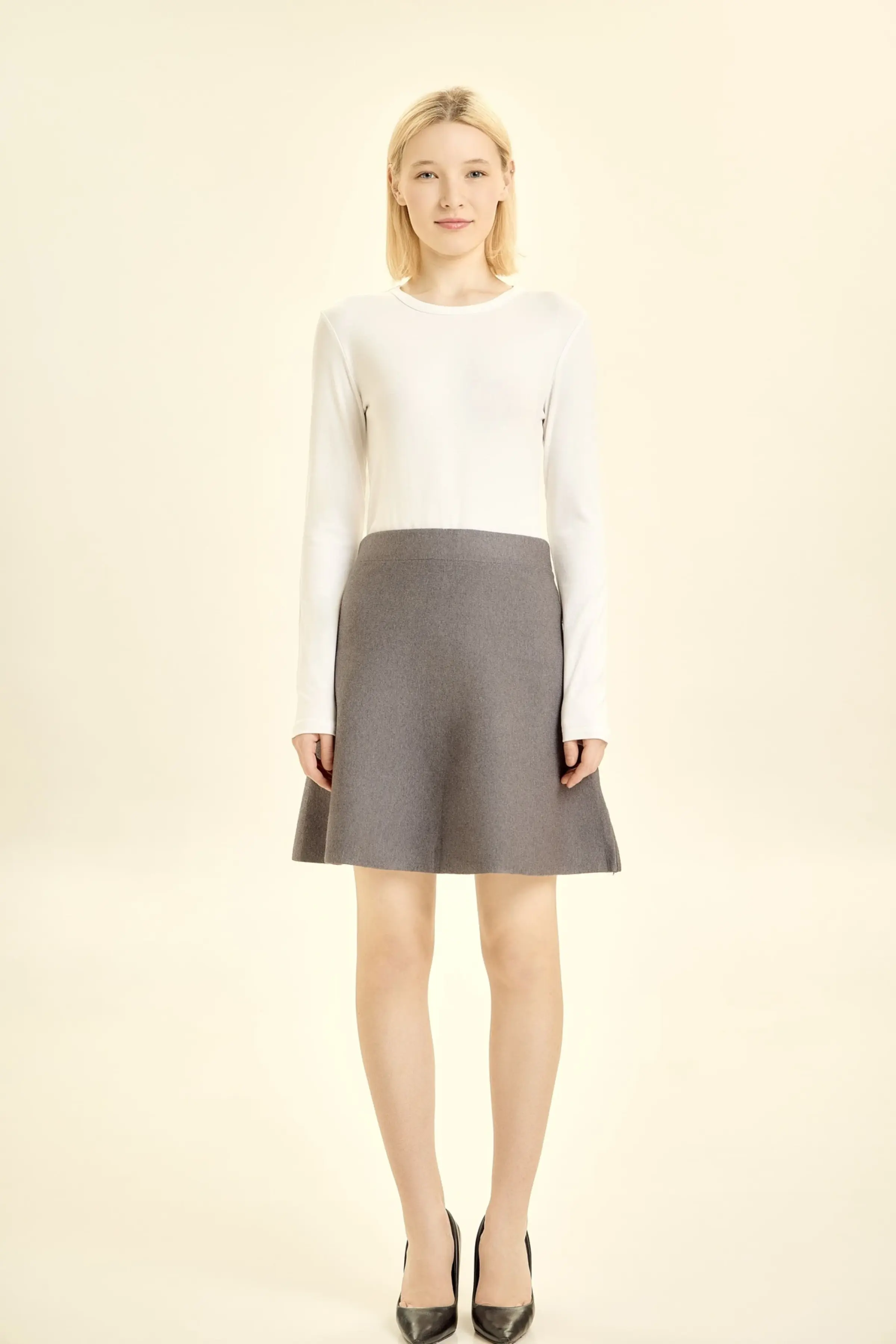 Юбка серый для женщин 46148-61 52