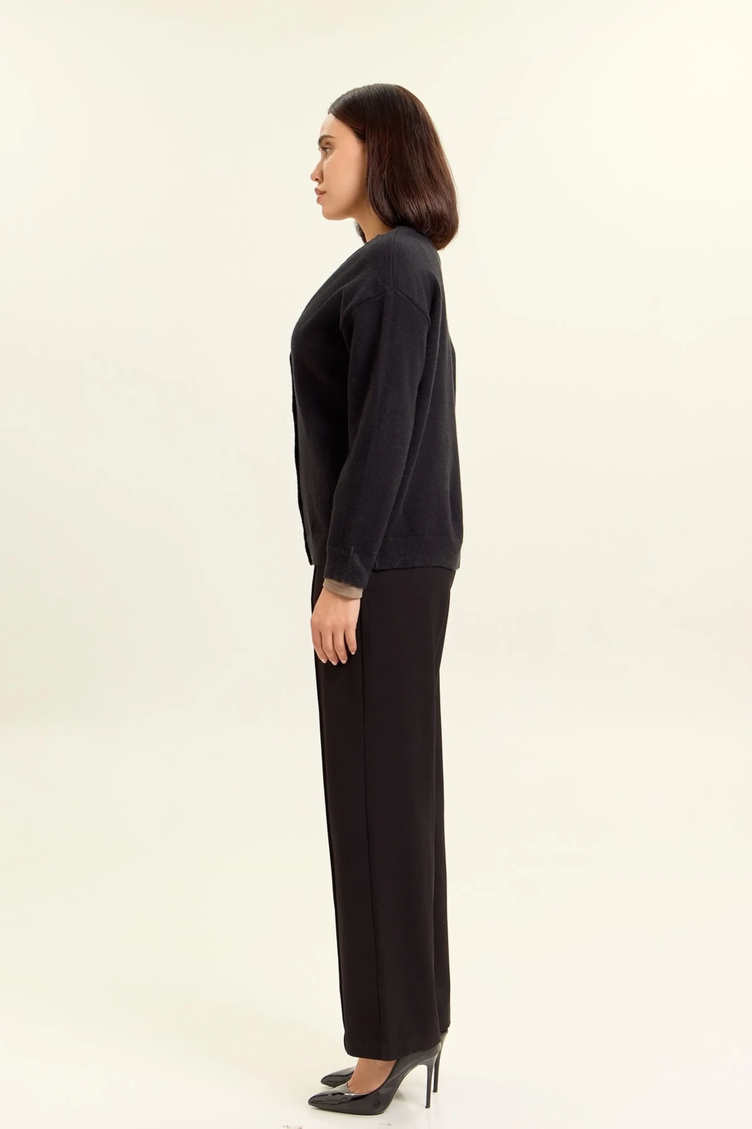 Кардиган черный для женщин 47296-1 50