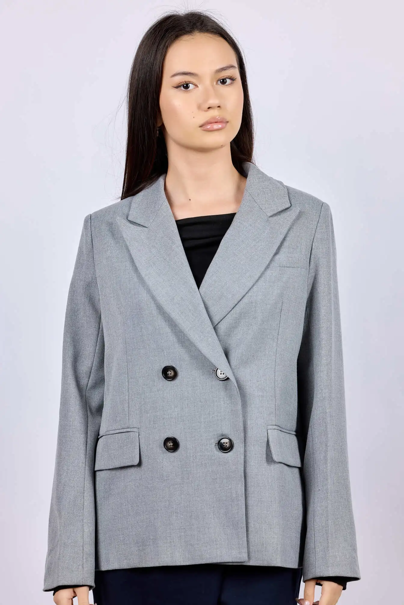 Жакет серый для женщин 43207-61 64