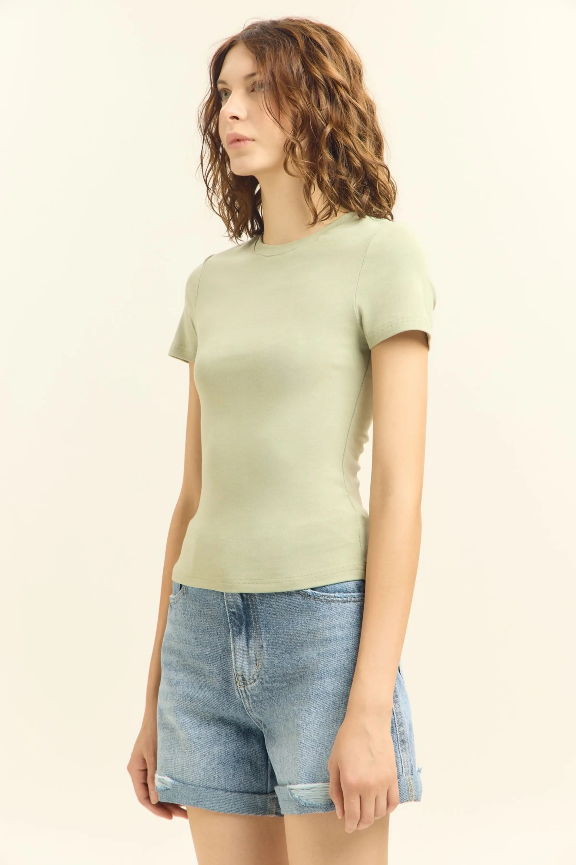 Футболка хаки для женщин 45264-14 67