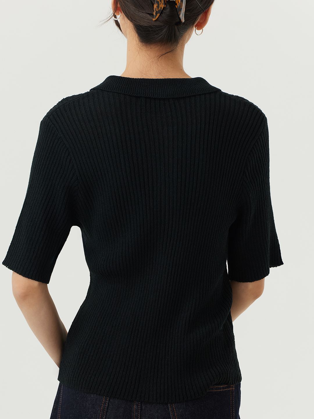 Кардиган черный для женщин 48200-1 50