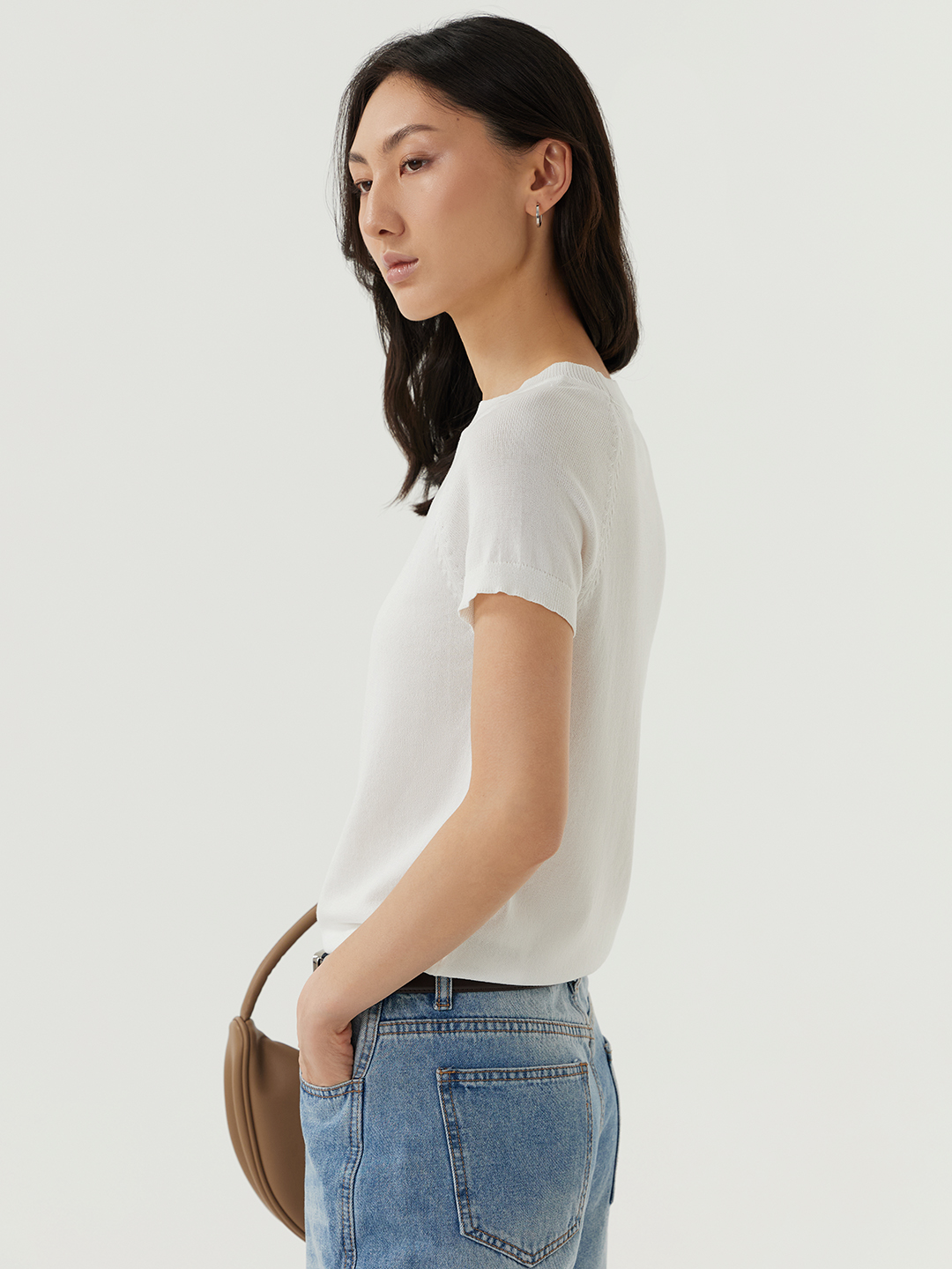 Джемпер белый для женщин 48140-4 60