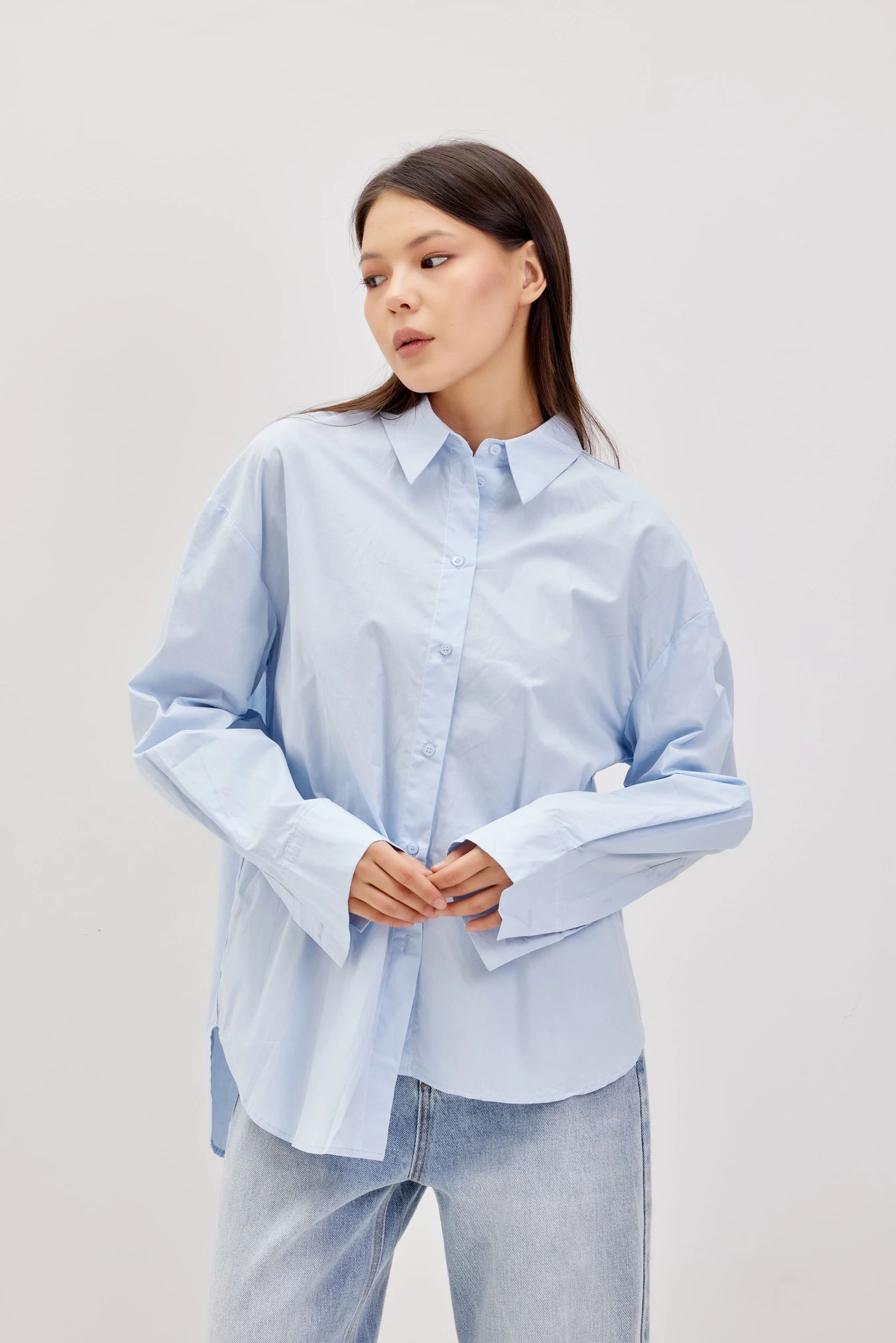 Рубашка синий для женщин 42184-65 66