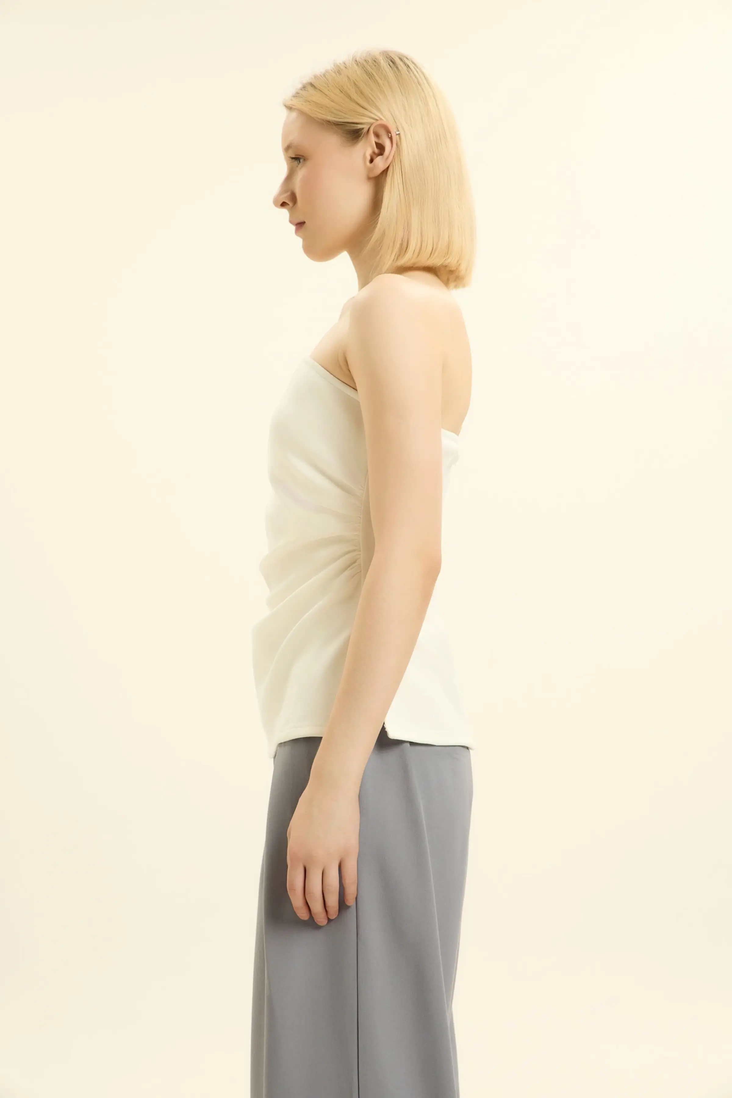 Топ белый для женщин 46202-4 46