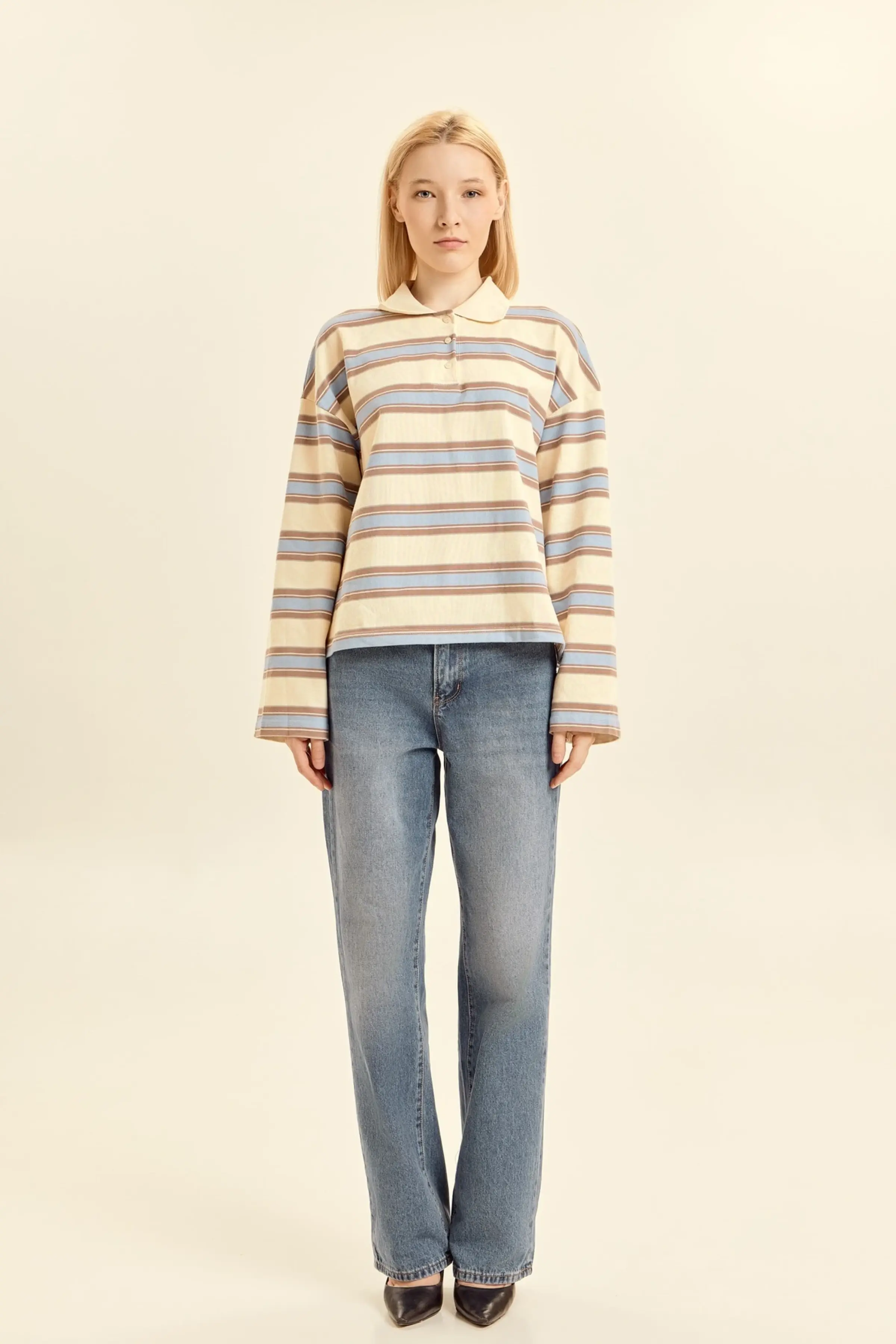 Джинсы синий для женщин 46350-65 74