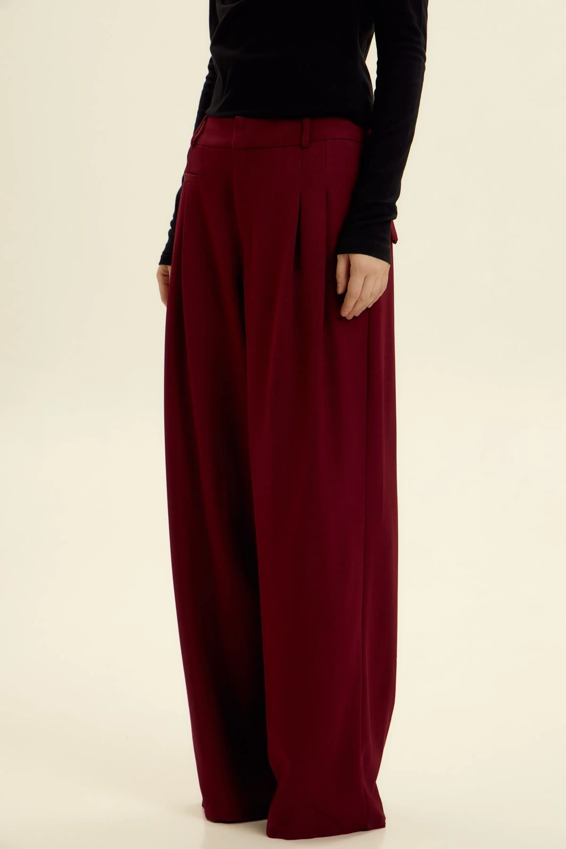 Брюки бордовый для женщин 46221-67 71