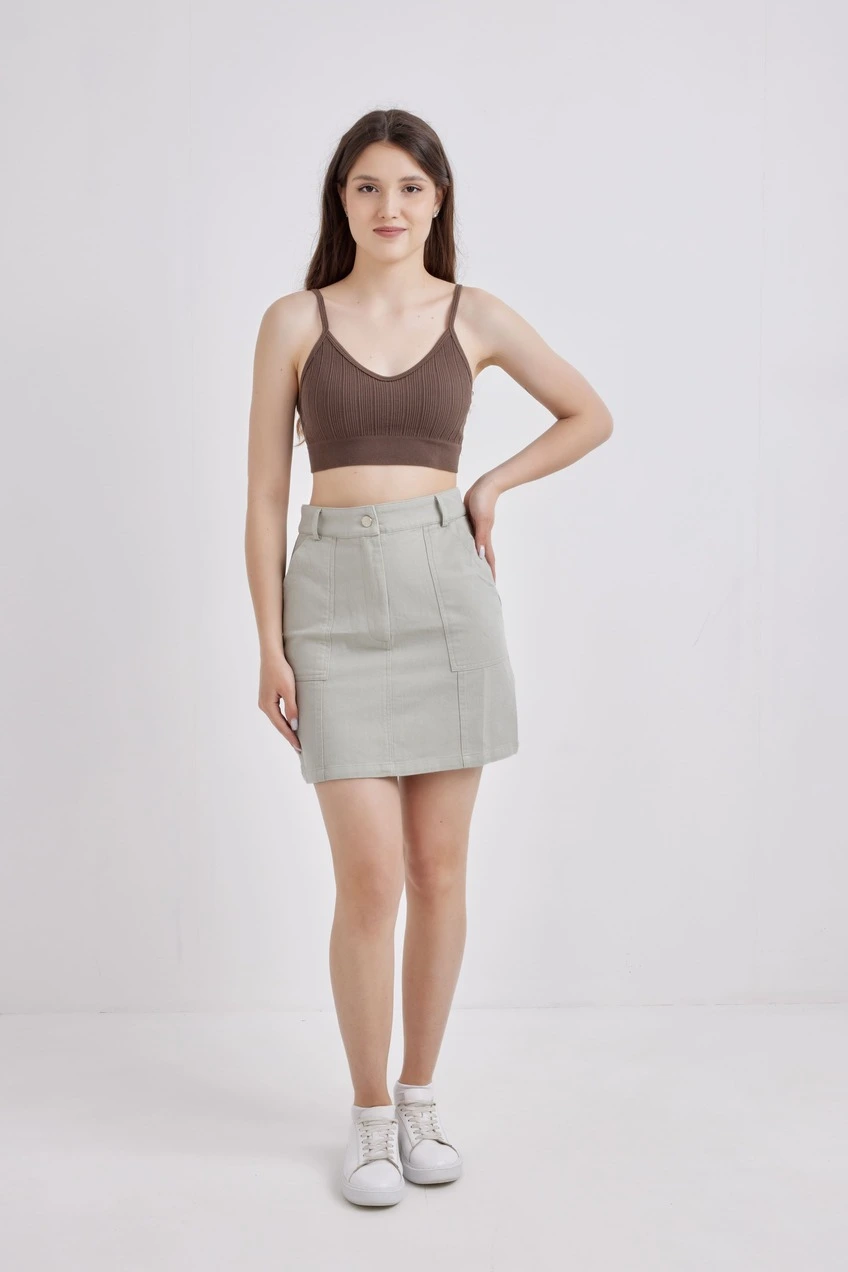 Топ коричневый для женщин 41167-13 46