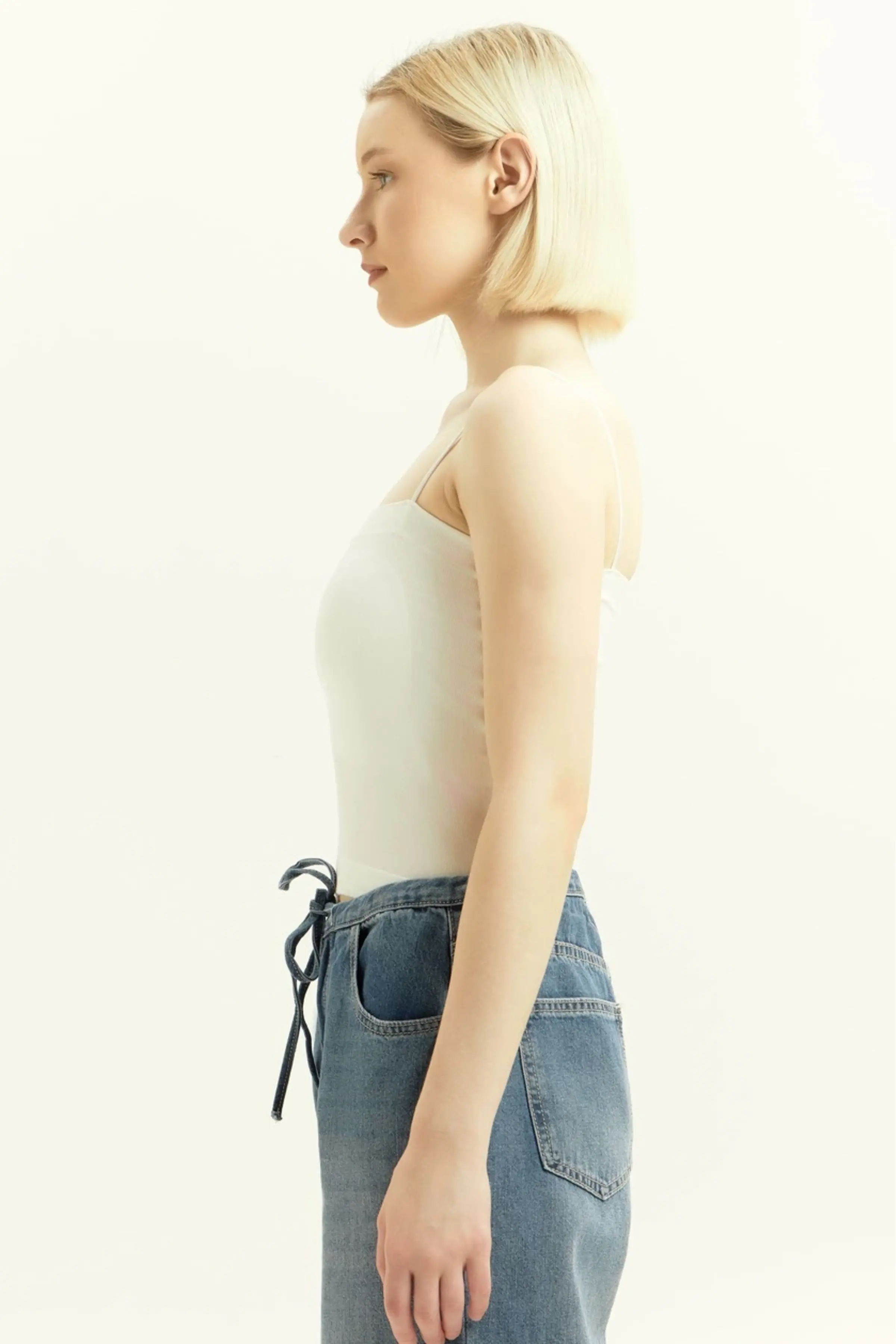 Топ белый для женщин 45328-4 46