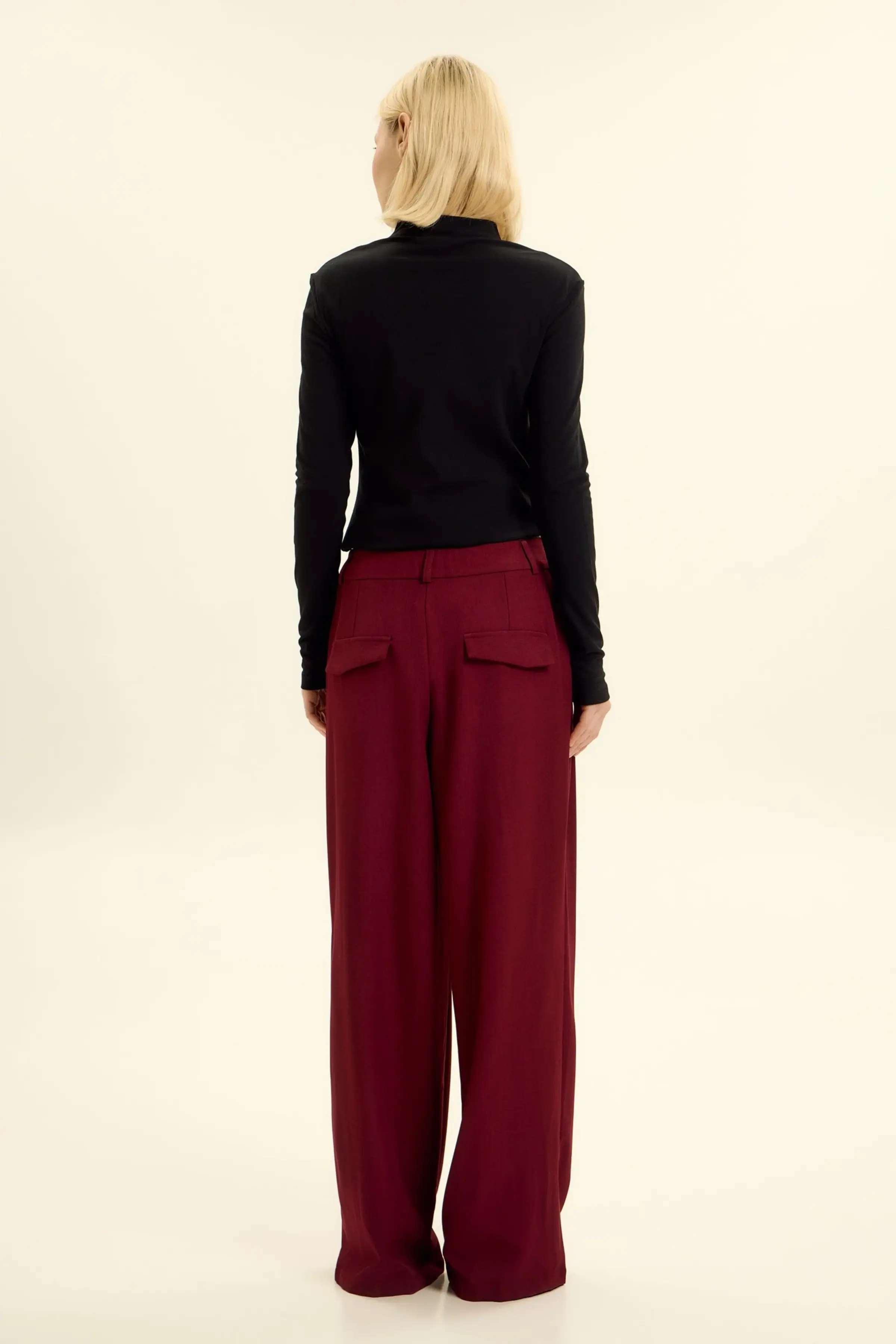 Брюки бордовый для женщин 46221-67 71