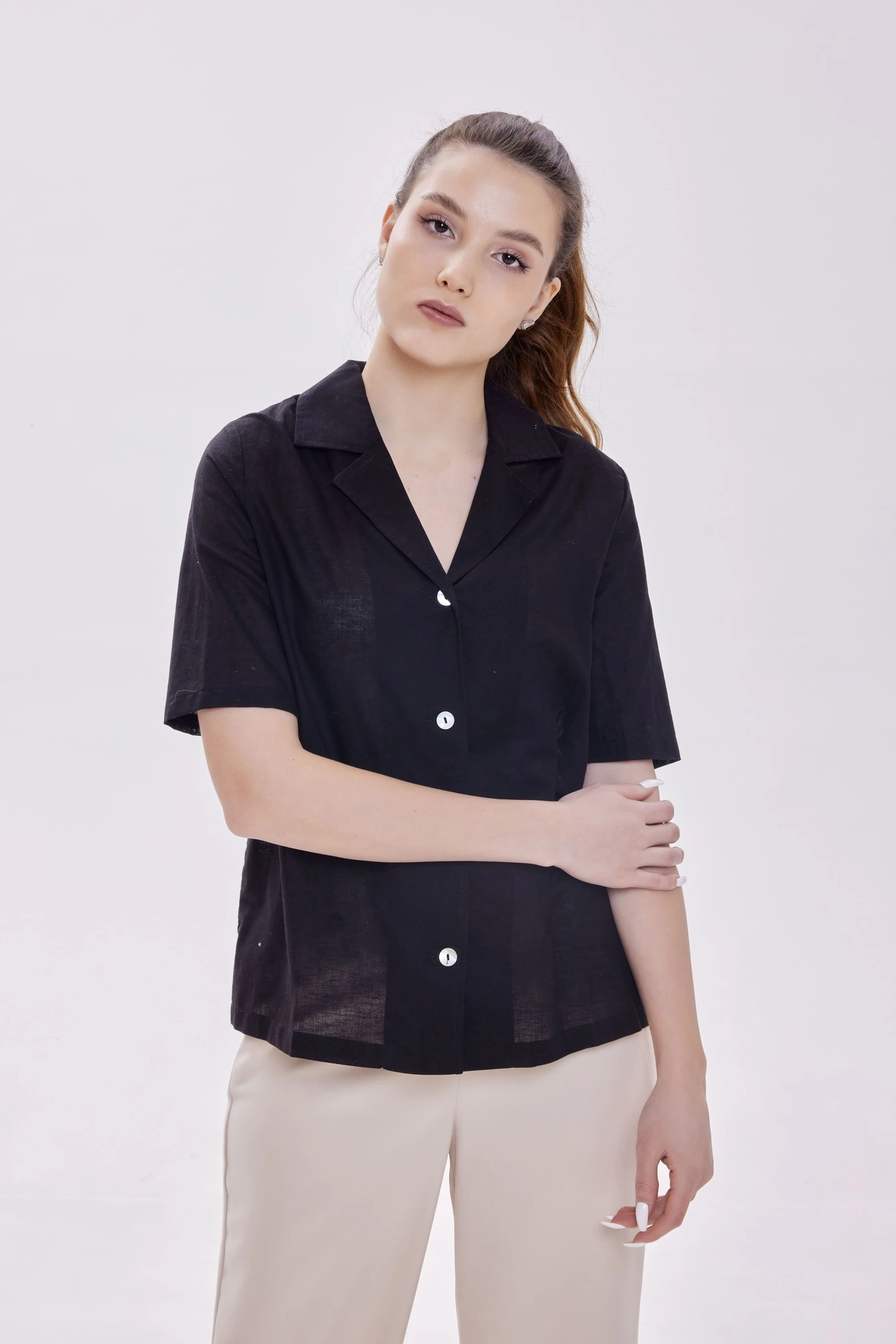 Блузка черный для женщин 40277-1 28