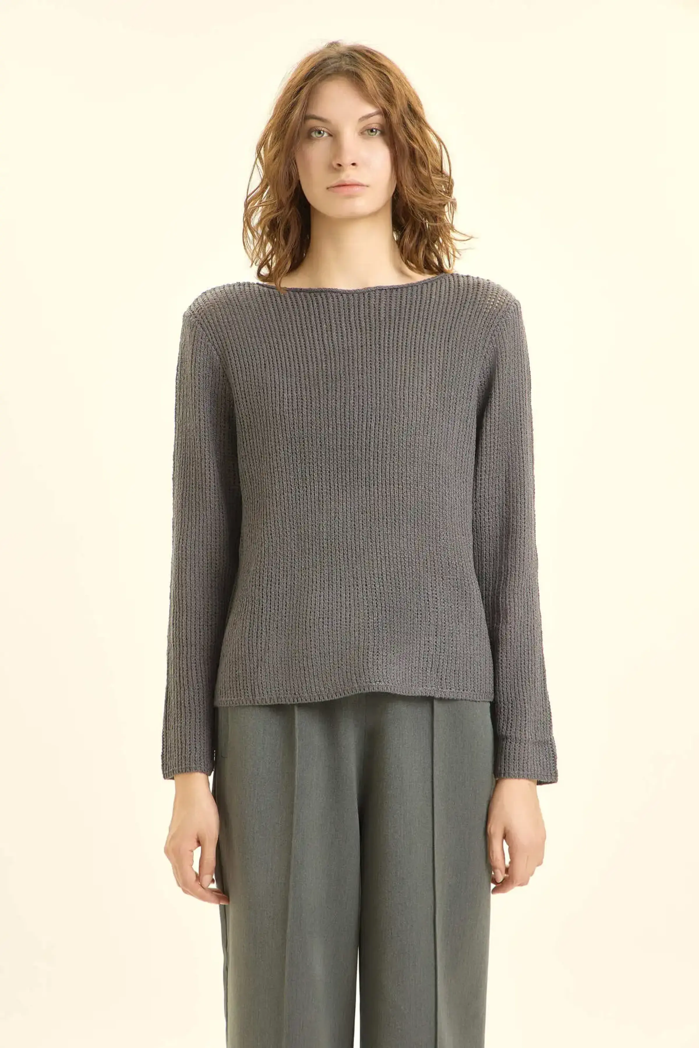 Джемпер темно-серый для женщин 46191-12 60