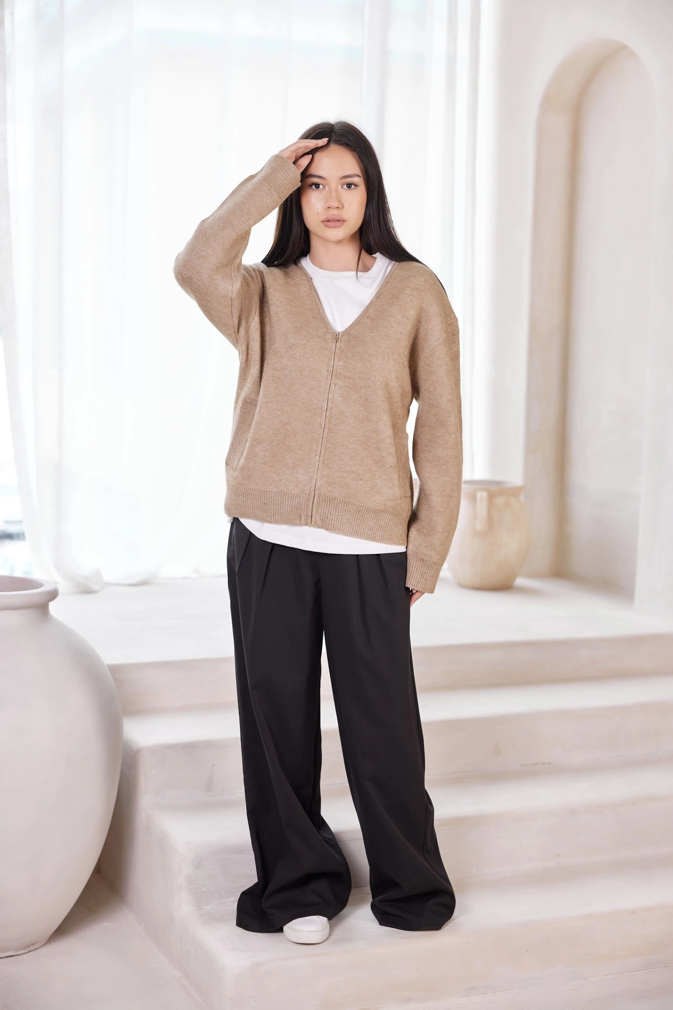 Кардиган коричневый для женщин 42101-13 50