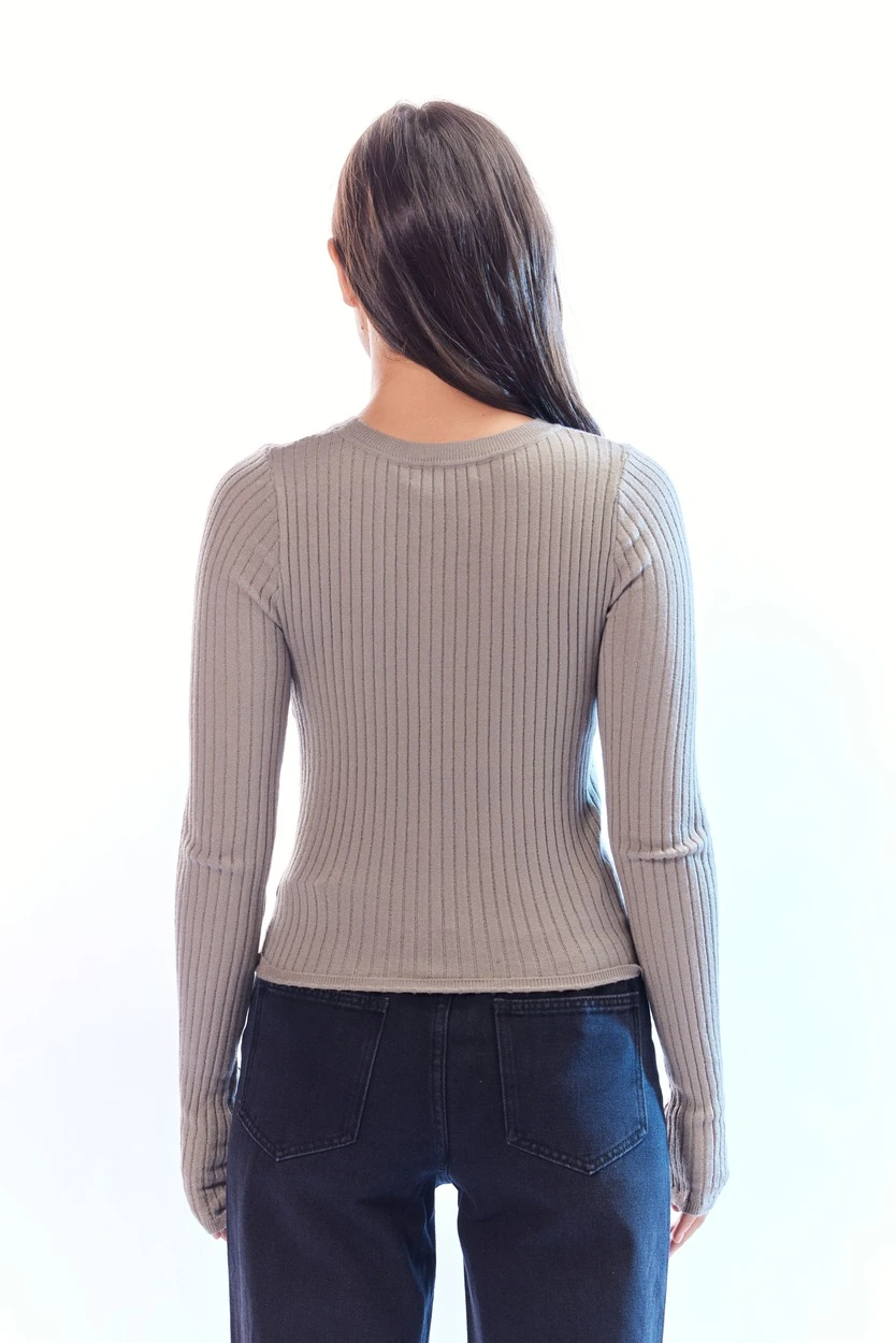 Джемпер хаки для женщин 44123-14 60