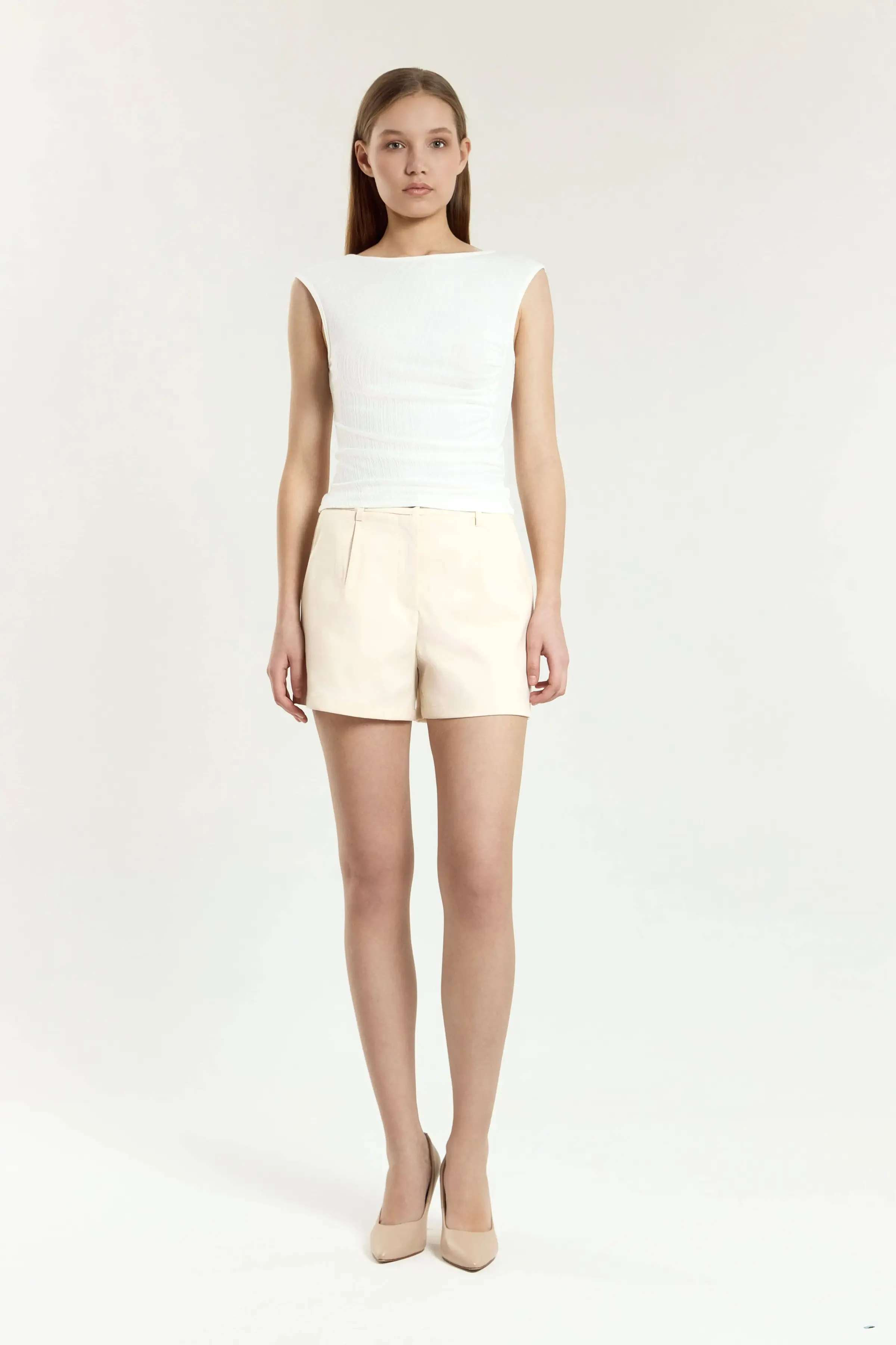 Шорты айвори для женщин 45176-234 57