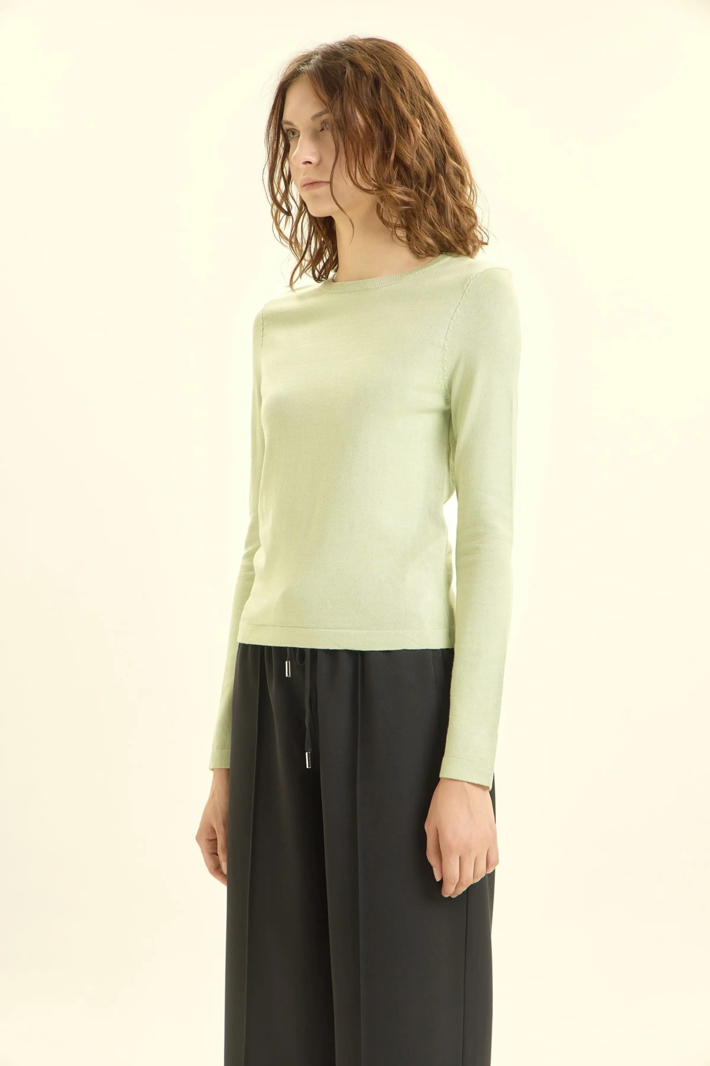 Джемпер зеленый для женщин 46129-34 60