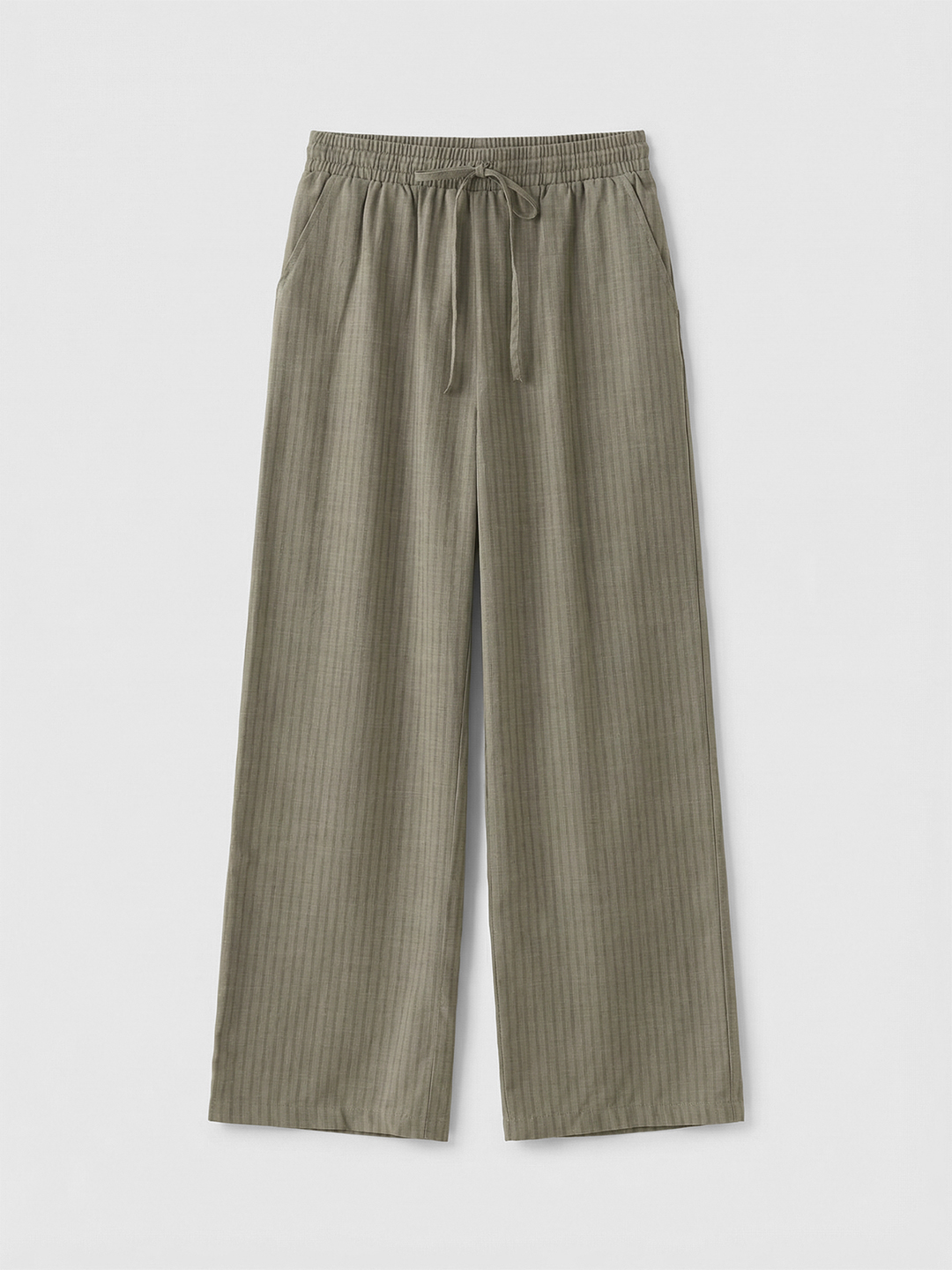 Брюки бело-серая полоска для женщин 48335-49 71