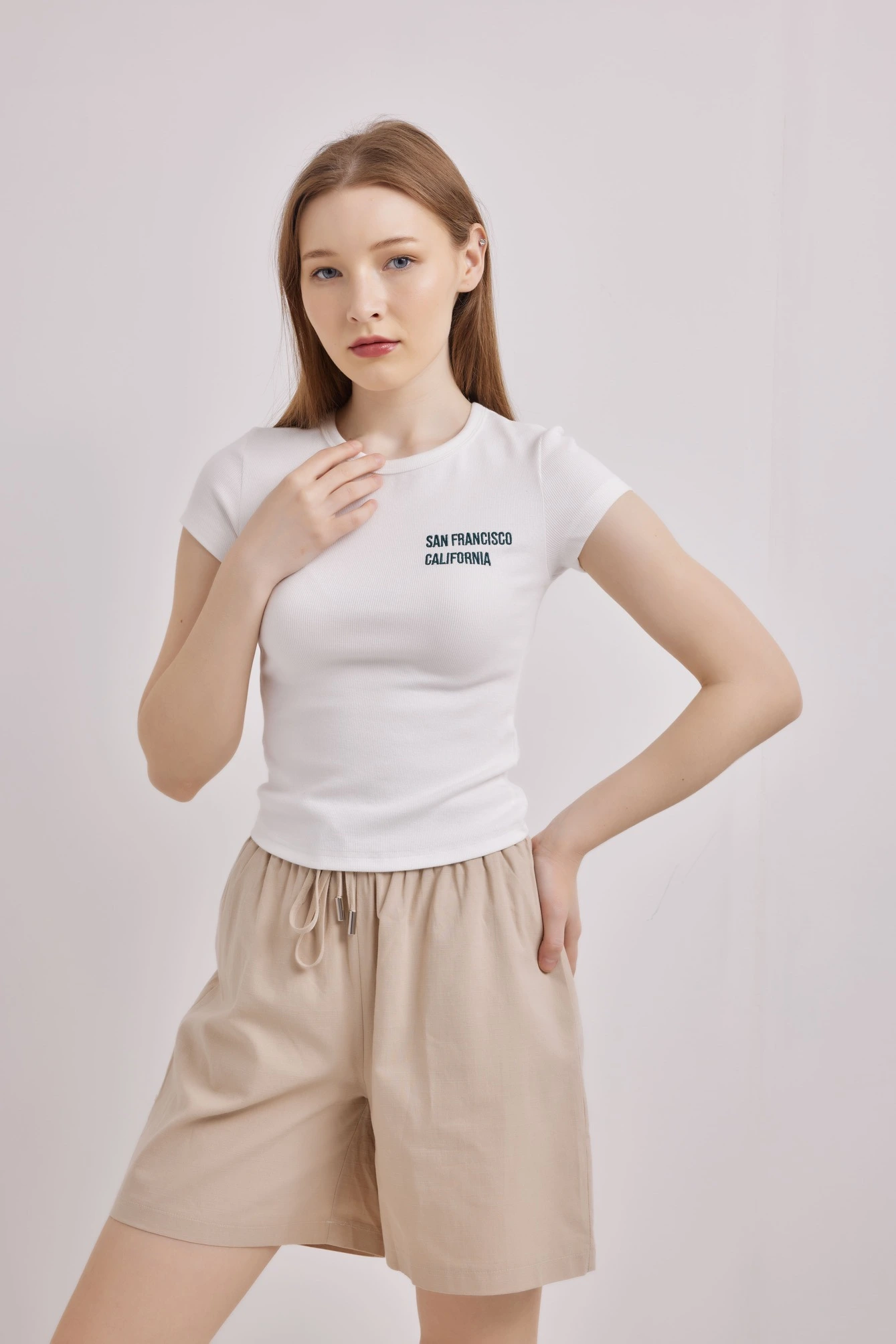 Футболка белый для женщин 40307-4 67