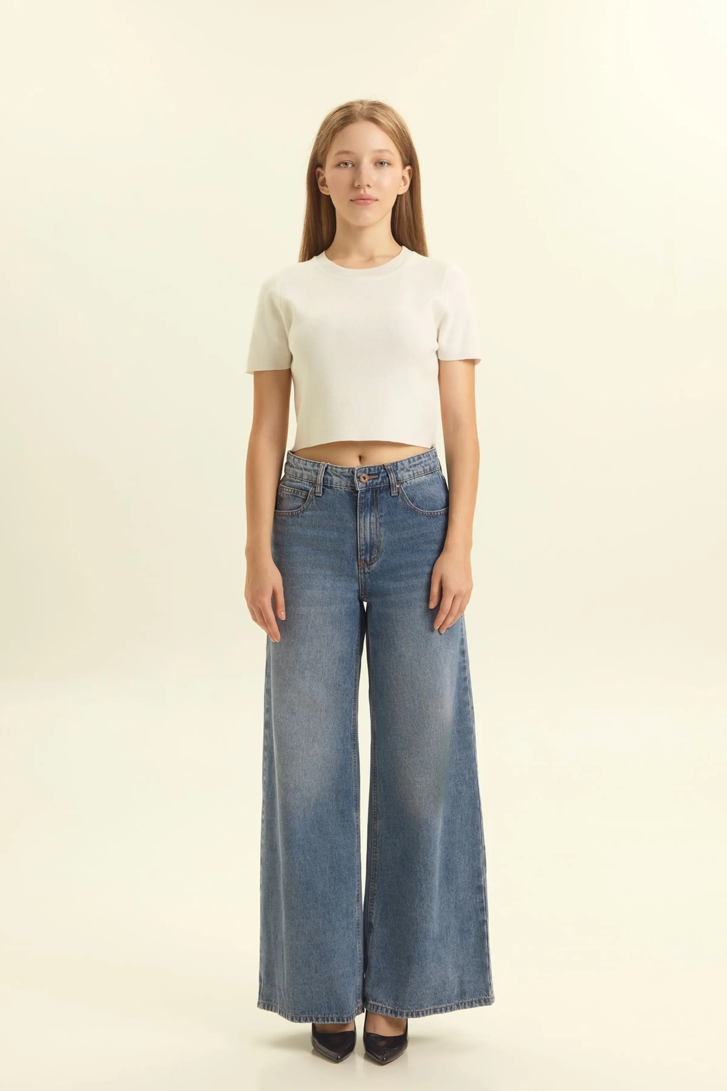 Джемпер белый для женщин 46342-4 60