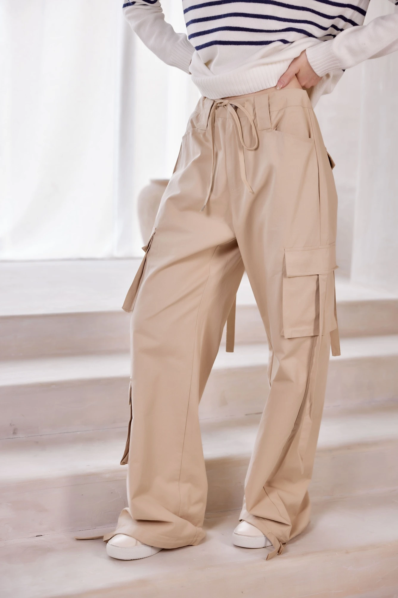 Брюки бежевый для женщин 41164-15 71