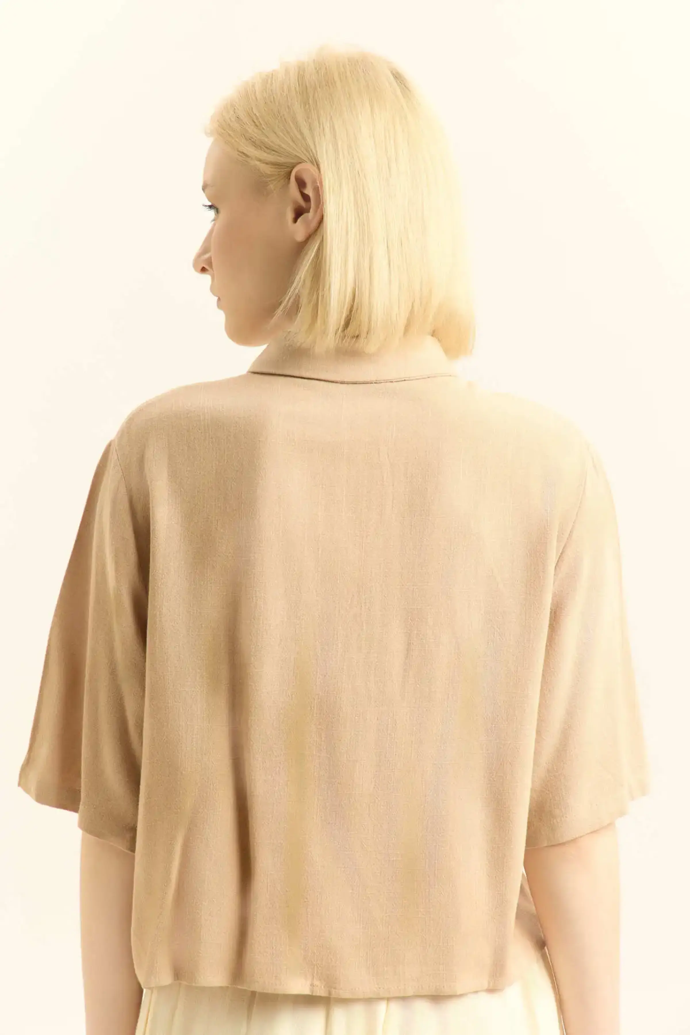 Блузка бежевый для женщин 45152-15 28