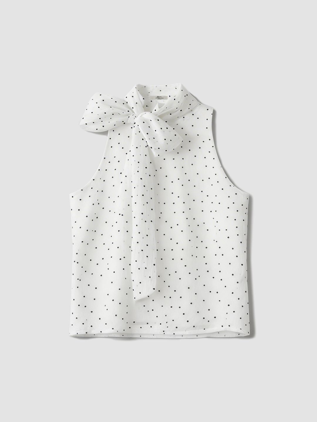 Блузка белый в черный горошек  для женщин 48219-297 28