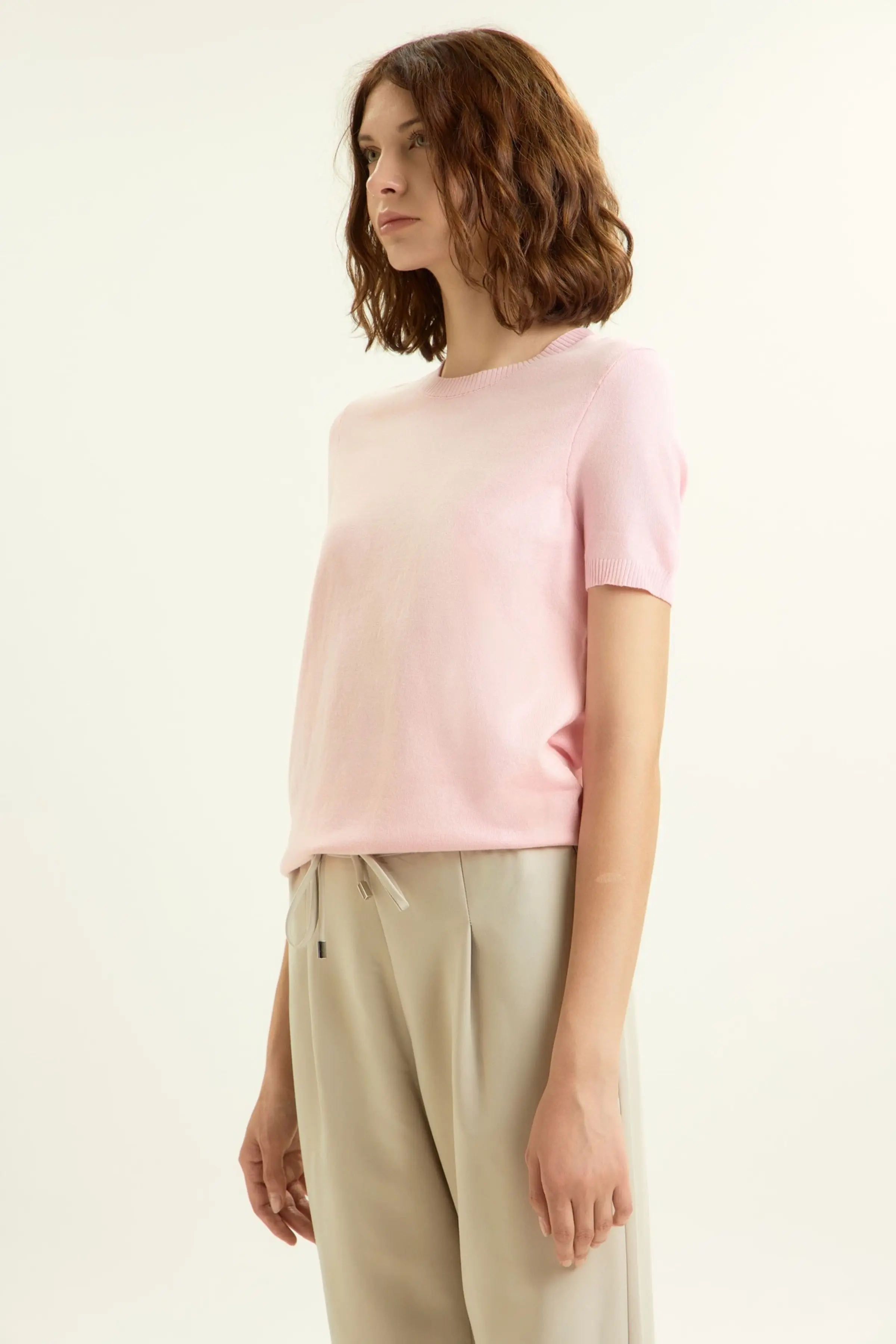 Джемпер светло-розовый для женщин 44194-27 60