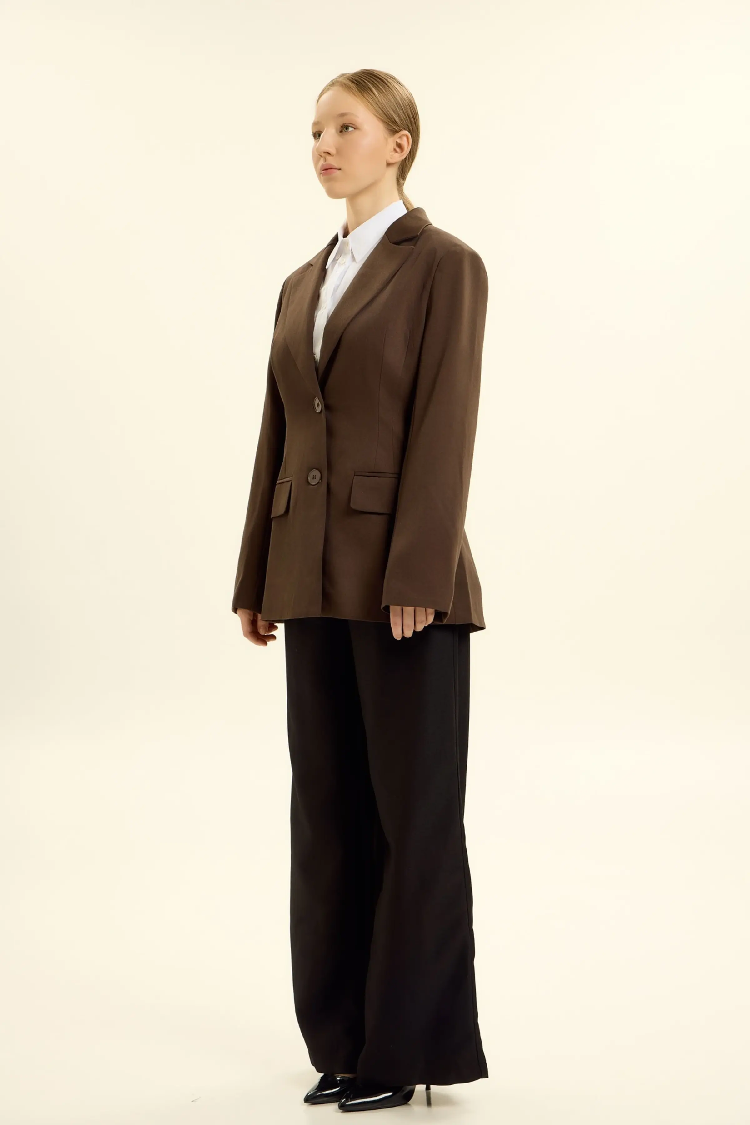 Жакет коричневый для женщин 46261-13 64