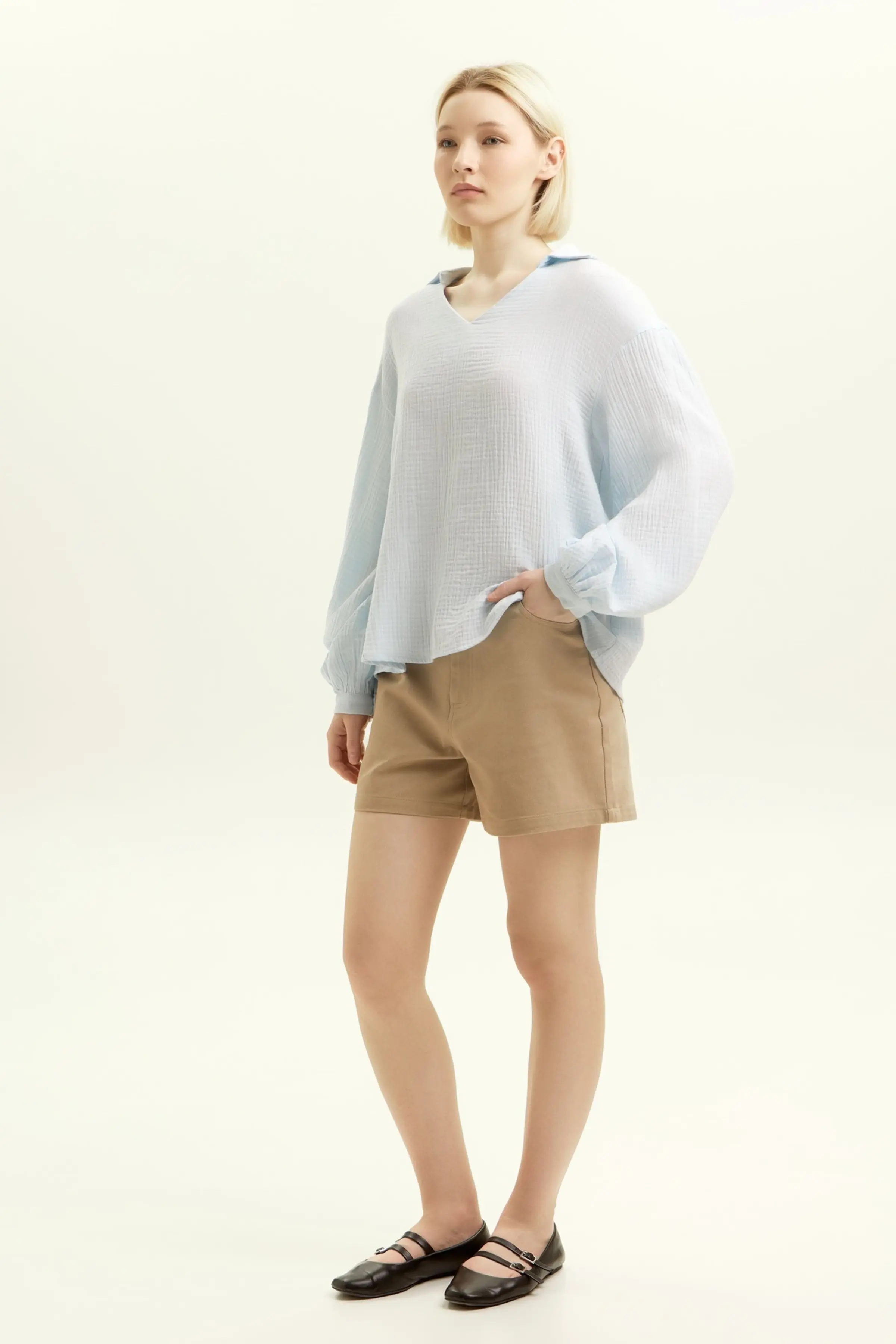 Шорты хаки для женщин 45299-14 57